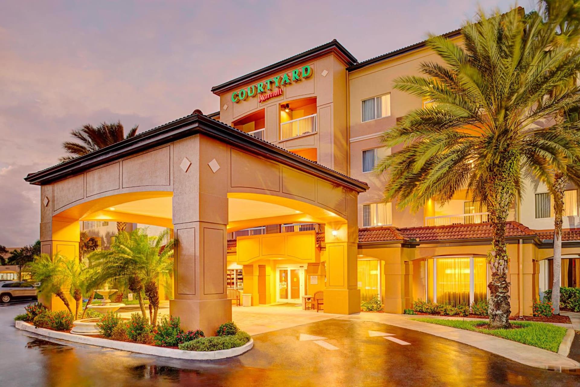 Courtyard by Marriott West Palm Beach Airport featured exterior or lobby in West Palm Beach, FL — similar hotel