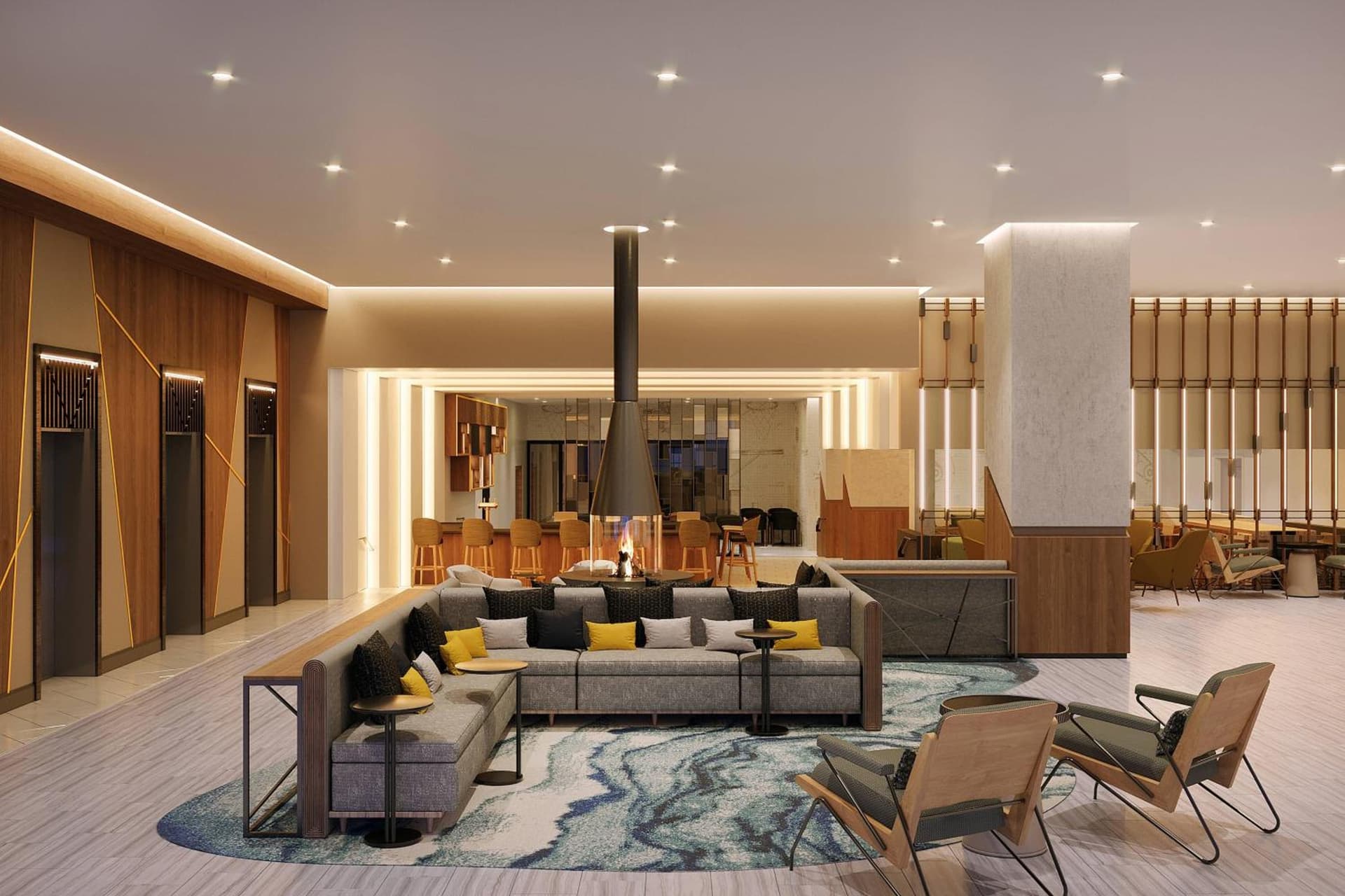 Marriott Springfield Downtown interior in Springfield, MA — gallery photo 2
