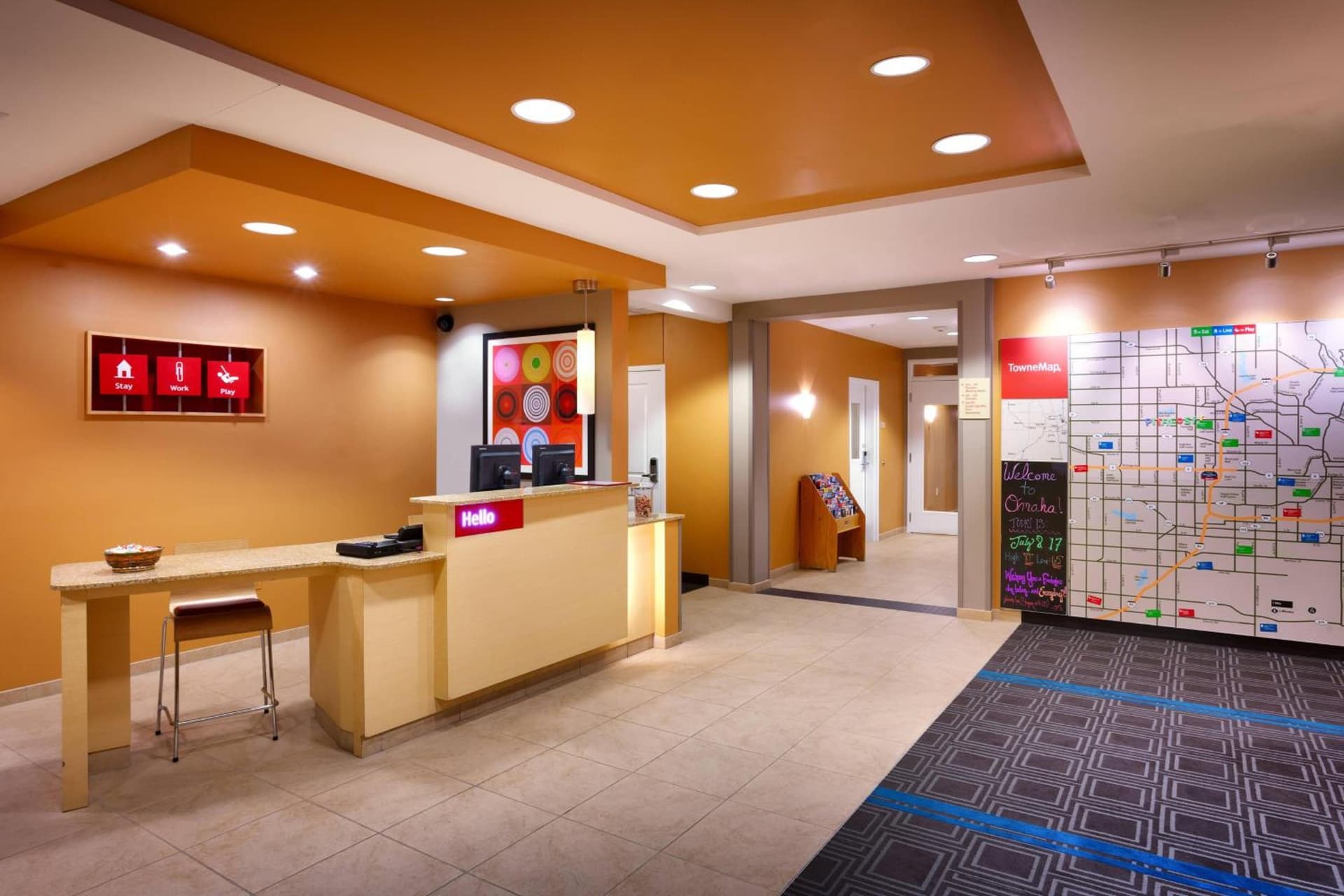 TownePlace Suites Omaha West interior in Omaha, NE — gallery photo 2