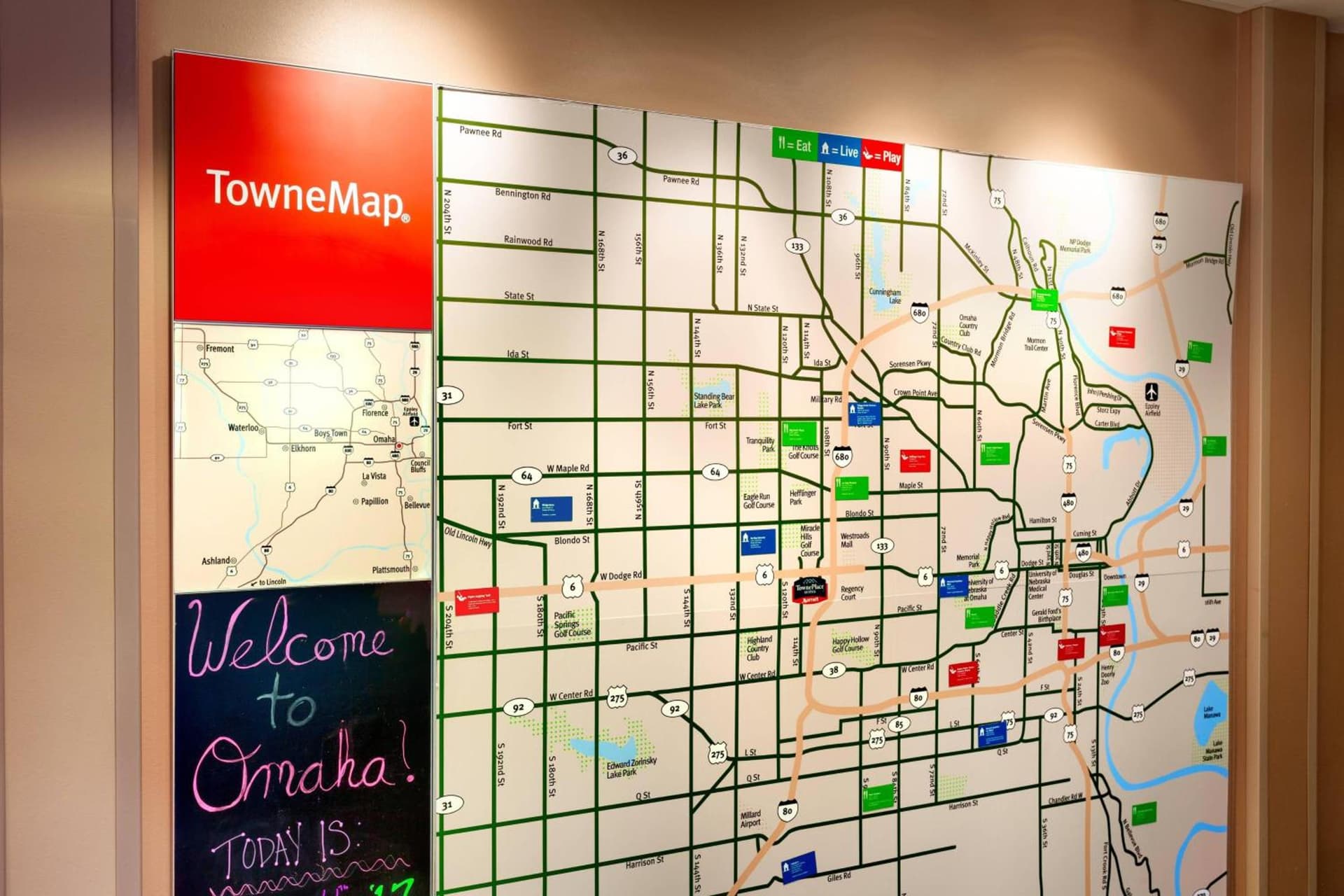 TownePlace Suites Omaha West property views in Omaha, NE — gallery photo 3