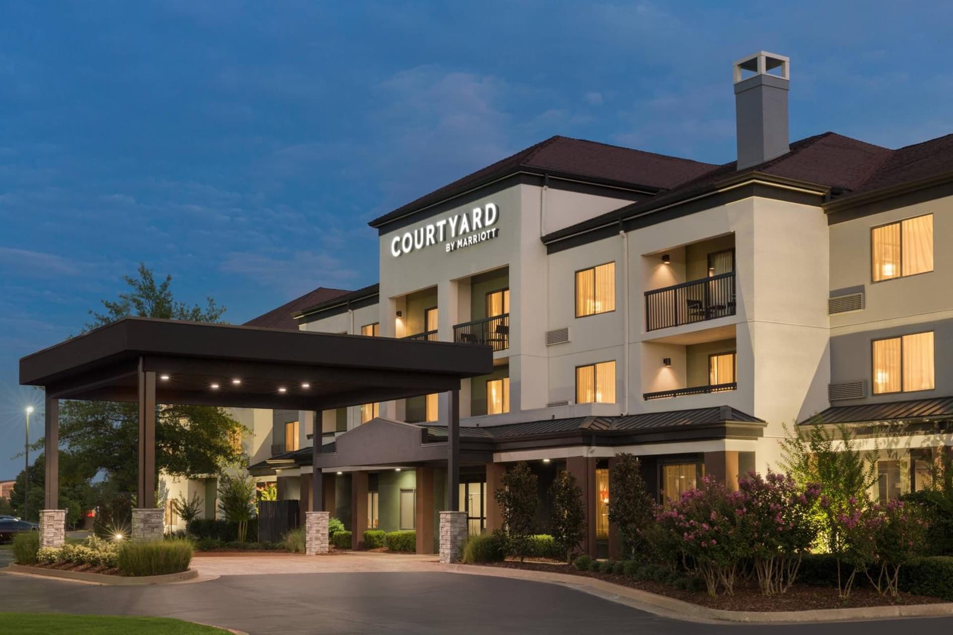 Courtyard by Marriott Tulsa Central featured exterior or lobby in Tulsa, OK — similar hotel