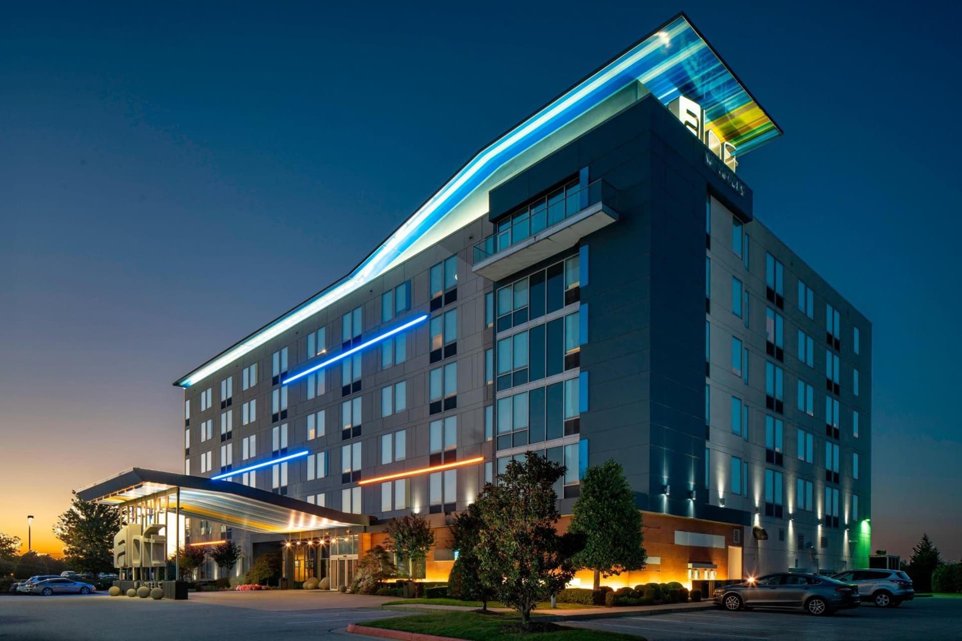 Aloft by Marriott Rogers-Bentonville exterior or lobby in Rogers, AR — main listing photo