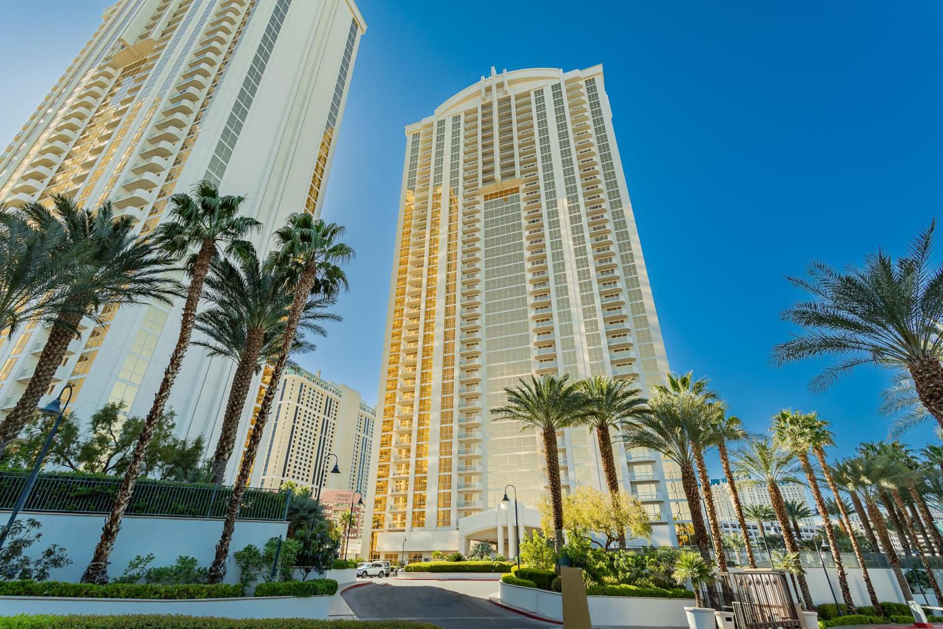 MGM Signature, Centrally Located, Strip Views NO RESORT FEE featured exterior or lobby in Las Vegas, NV — similar hotel