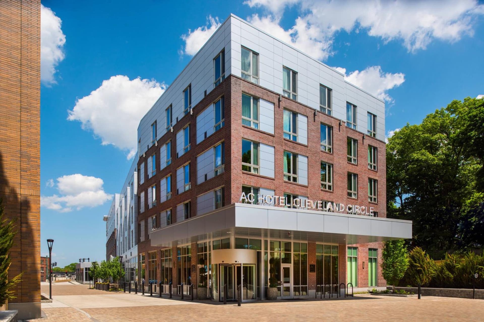 AC Hotel by Marriott Boston Cleveland Circle featured exterior or lobby in Boston, MA — similar hotel