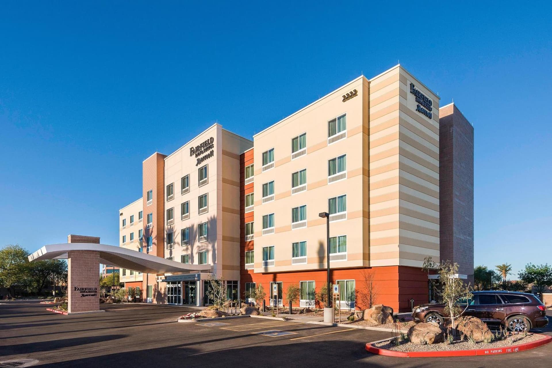 Fairfield Inn & Suites by Marriott Phoenix Tempe/Airport featured exterior or lobby in Tempe, AZ — similar hotel