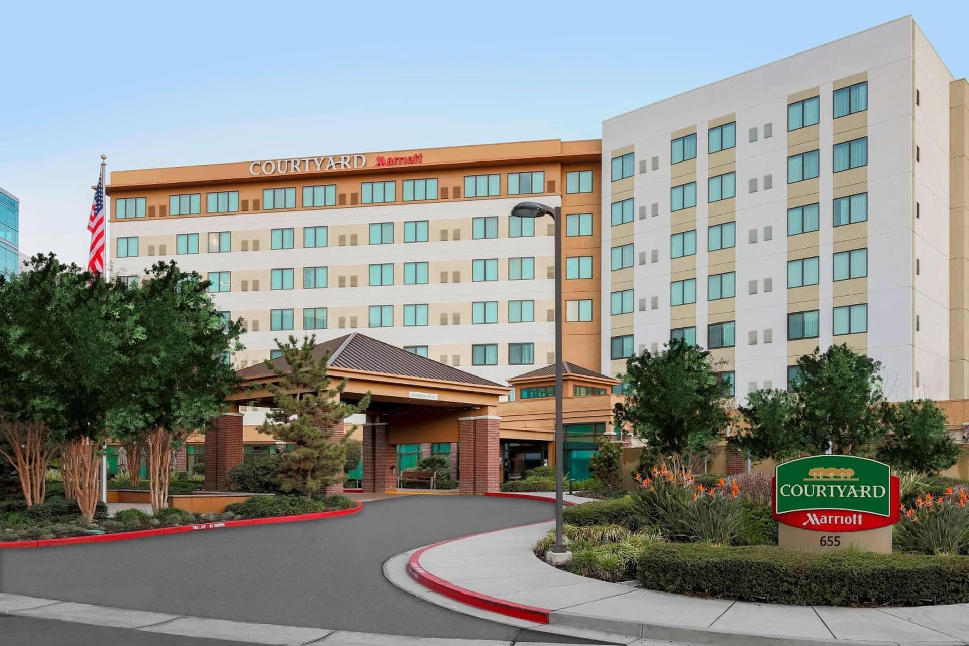 Courtyard by Marriott San Jose Campbell featured exterior or lobby in Campbell, CA — similar hotel