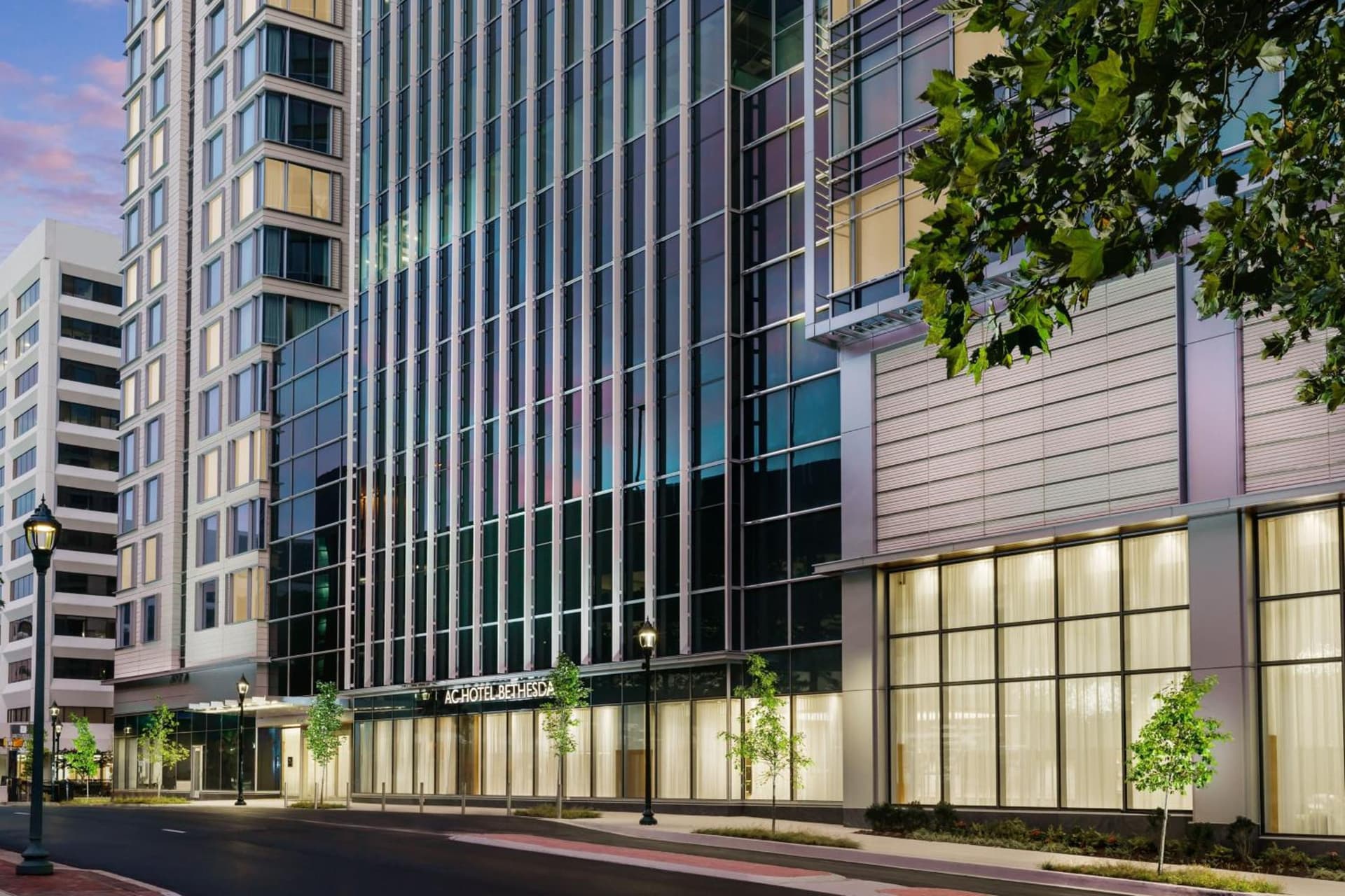AC Hotel by Marriott Bethesda Downtown featured exterior or lobby in Bethesda, MD — similar hotel