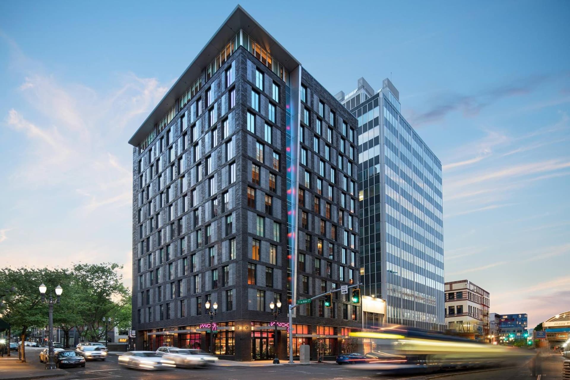 Moxy Portland Downtown featured exterior or lobby in Portland, OR — similar hotel
