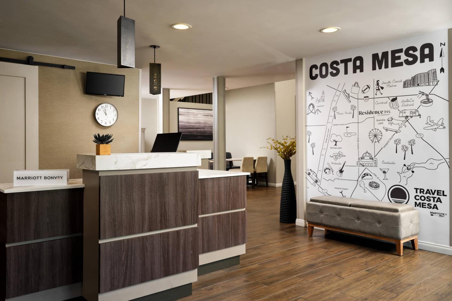 Residence Inn Costa Mesa Newport Beach interior in Costa Mesa, CA — gallery photo 2