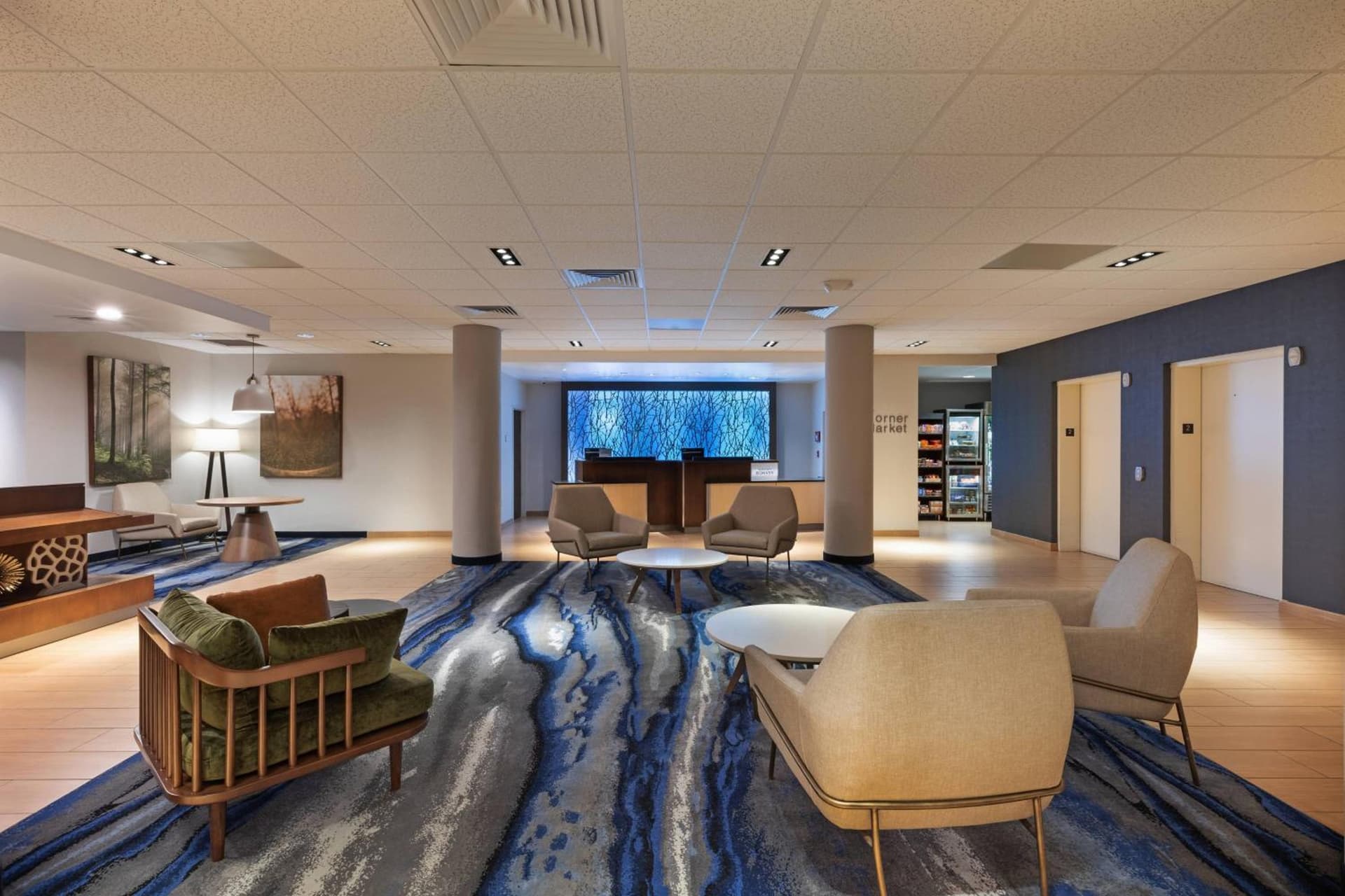 Fairfield Inn & Suites Tulsa Downtown Arts District interior in Tulsa, OK — gallery photo 2