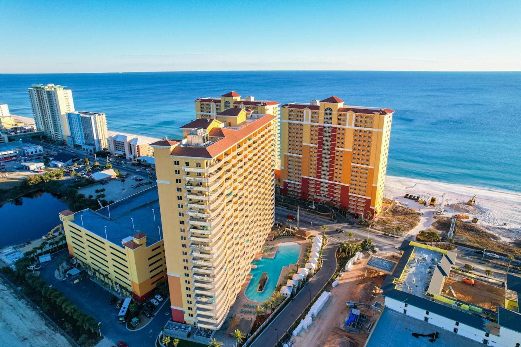 Calypso 3 Luxury Beach Vacation Sleeps 6 featured exterior or lobby in Panama City Beach, FL — similar hotel