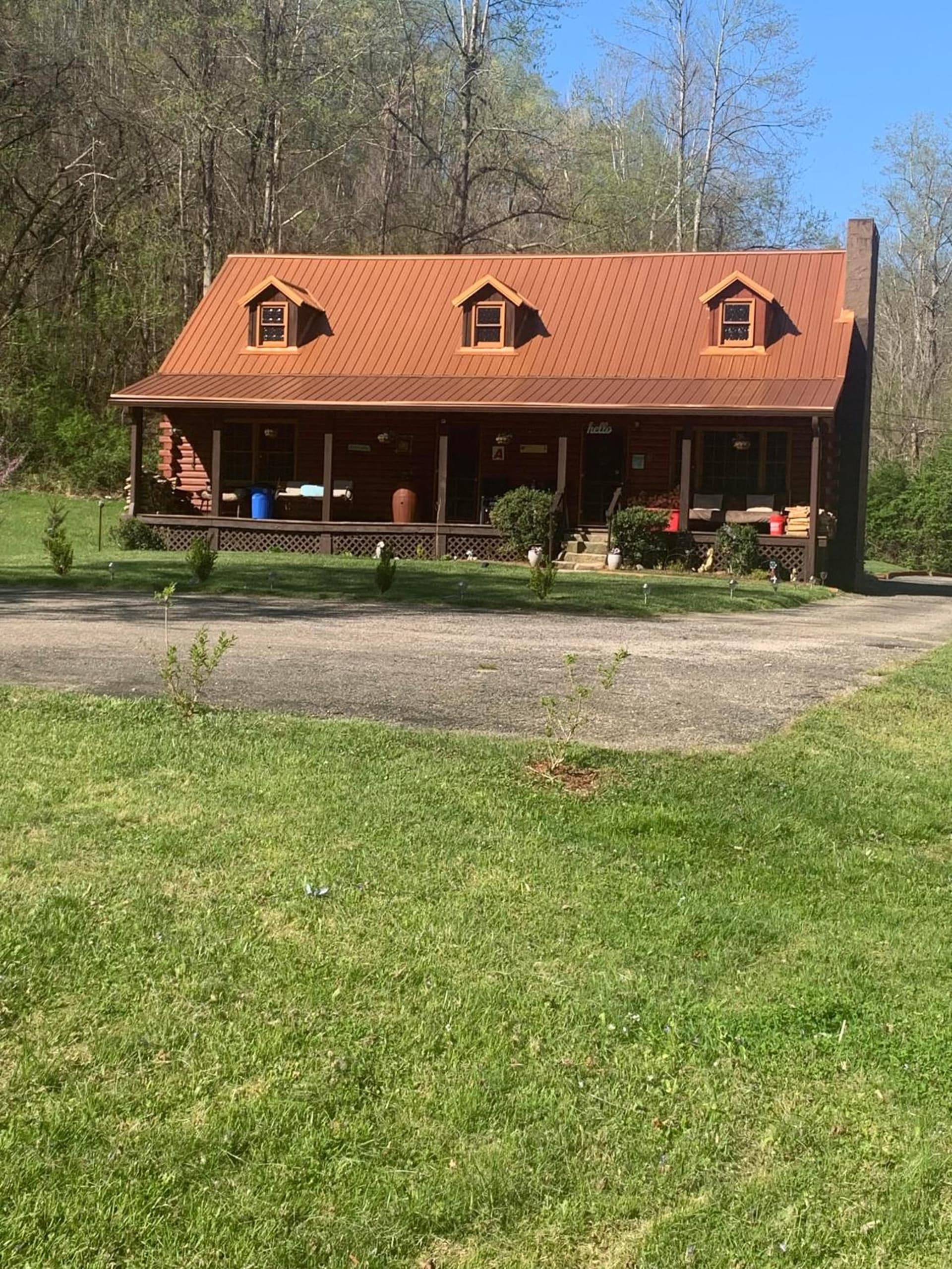 Log Cabin in the Field featured exterior or lobby in Huntington, WV — similar hotel