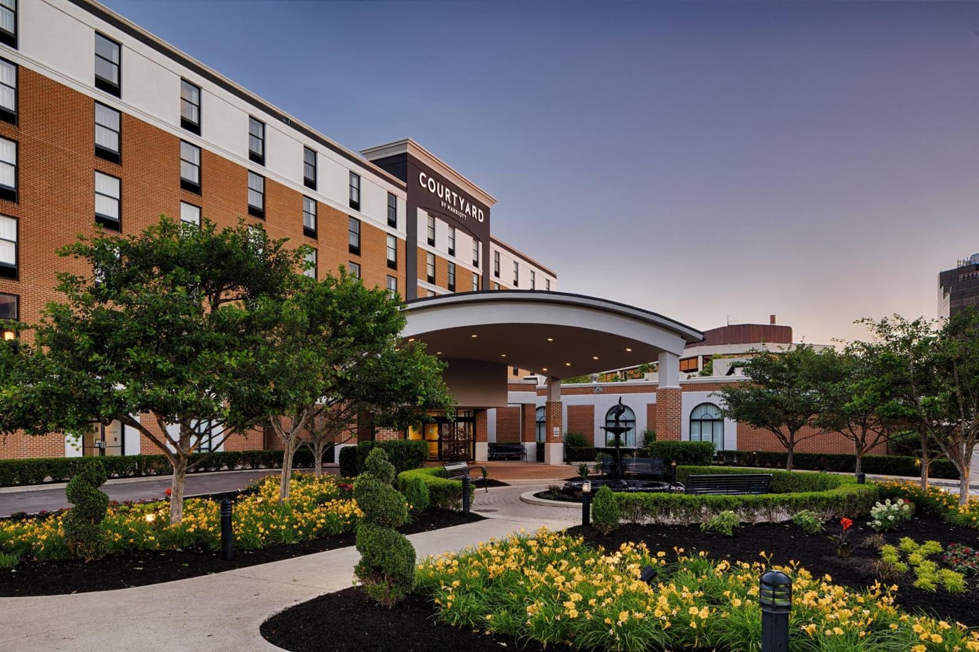 Courtyard by Marriott Springfield Downtown property views in Springfield, OH — gallery photo 3
