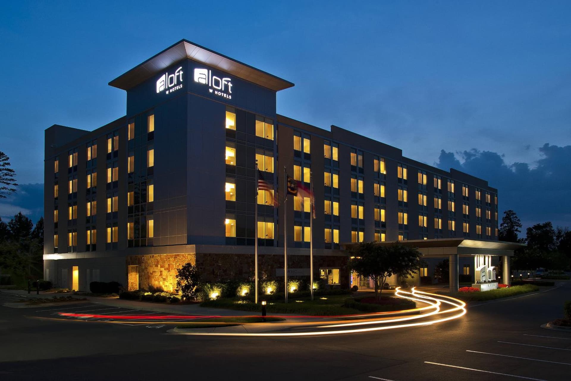 Aloft by Marriott Charlotte Ballantyne featured exterior or lobby in Charlotte, NC — similar hotel