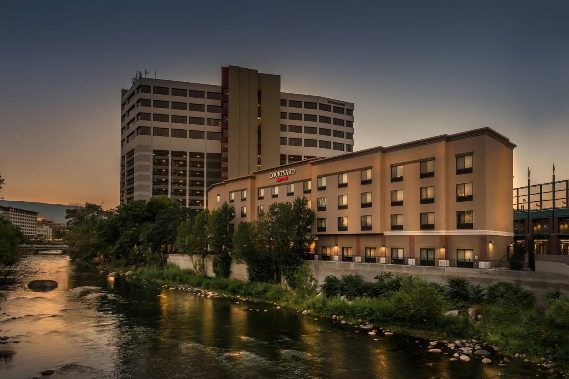 Courtyard by Marriott Reno Downtown/Riverfront featured exterior or lobby in Reno, NV — similar hotel