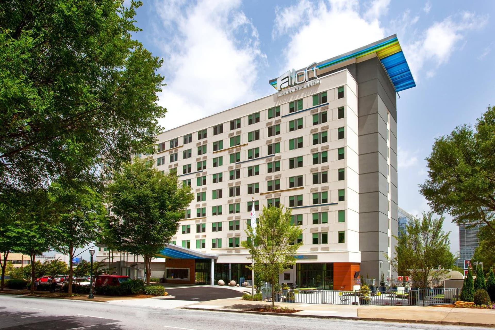 Aloft Atlanta Downtown exterior or lobby in Atlanta, GA — main listing photo