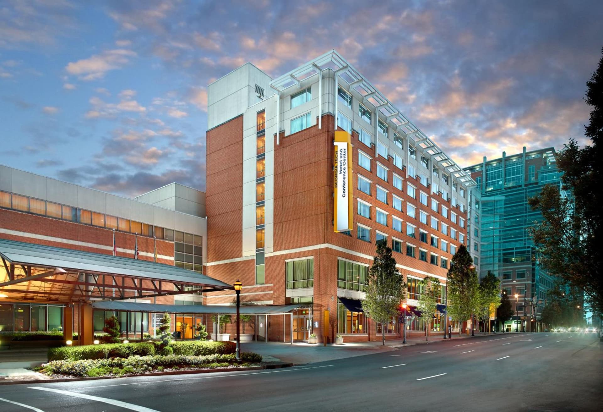 Georgia Tech Hotel and Conference Center exterior or lobby in Atlanta, GA — main listing photo