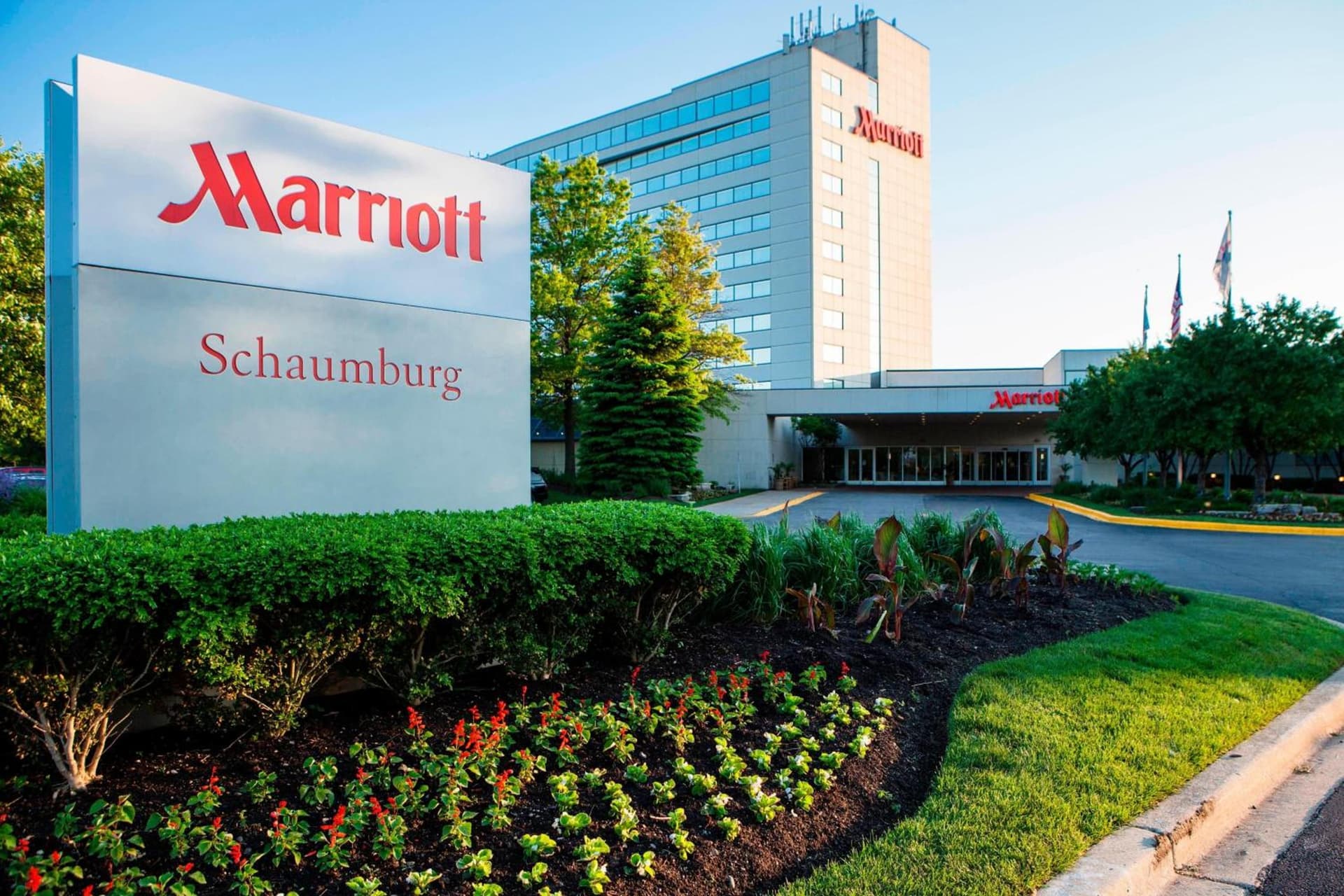 Chicago Marriott Schaumburg exterior or lobby in Schaumburg, IL — main listing photo