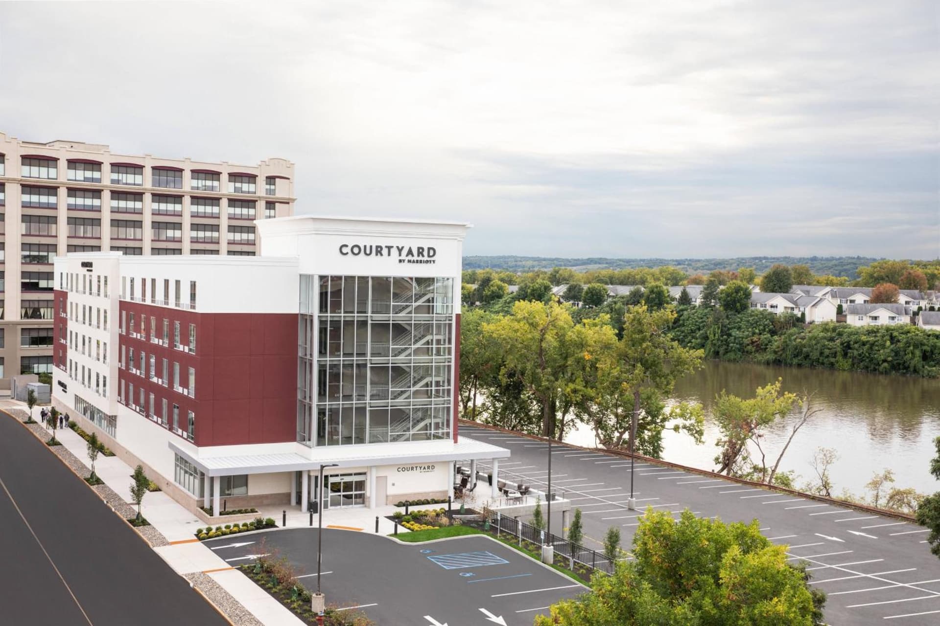 Courtyard by Marriott Albany Troy/Waterfront featured exterior or lobby in Troy, NY — similar hotel