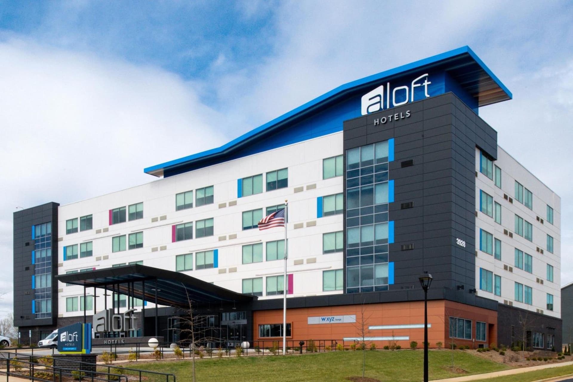 Aloft by Marriott Charlotte Airport featured exterior or lobby in Charlotte, NC — similar hotel