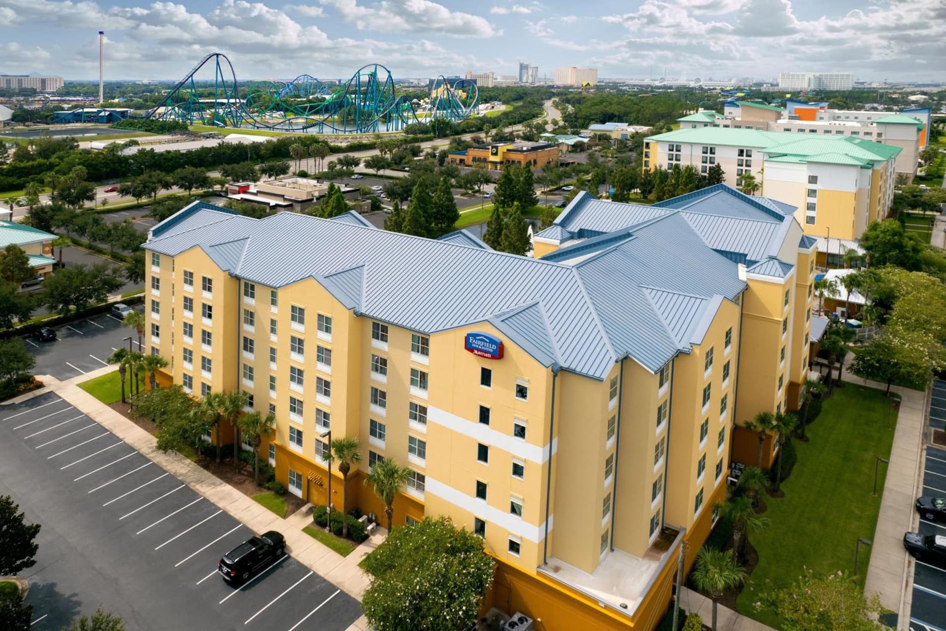 Fairfield by Marriott Inn & Suites Orlando at SeaWorld featured exterior or lobby in Orlando, FL — similar hotel