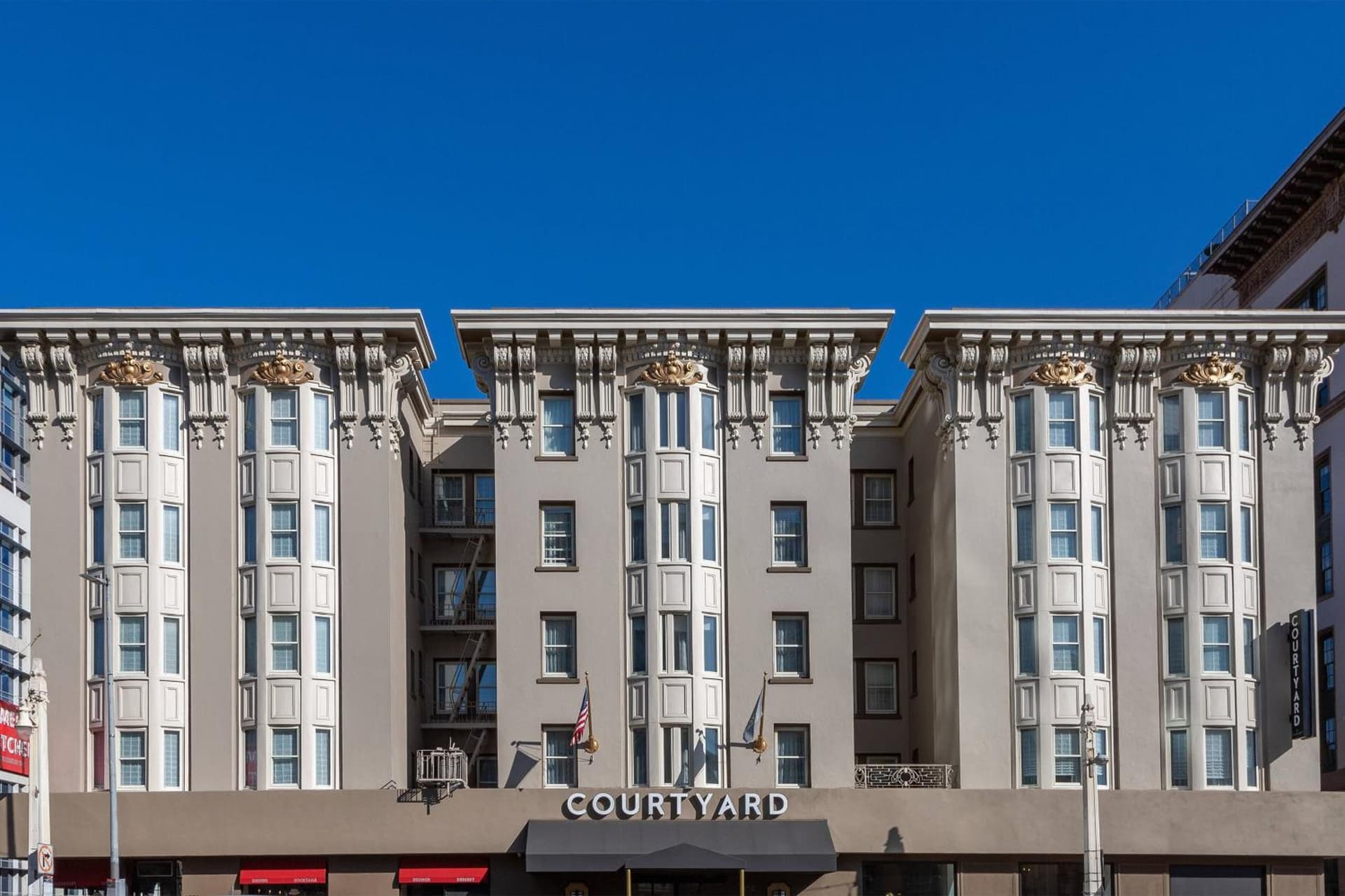 Courtyard by Marriott San Francisco Downtown/Van Ness Ave exterior or lobby in San Francisco, CA — main listing photo