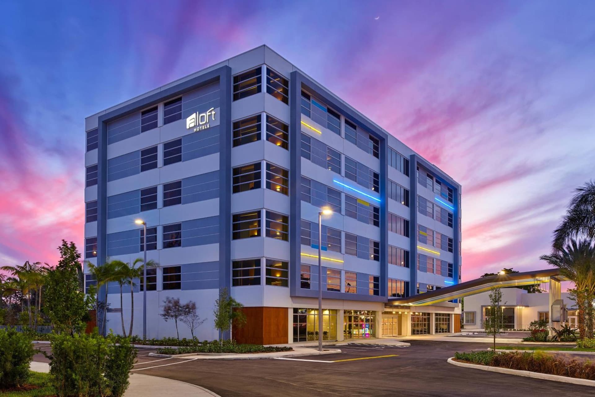 Aloft Miami Airport exterior or lobby in Miami, FL — main listing photo