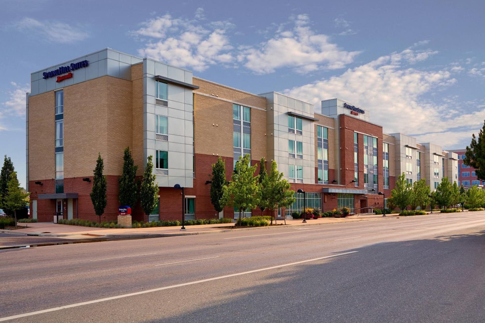 SpringHill Suites Denver at Anschutz Medical Campus featured exterior or lobby in Aurora, CO — similar hotel