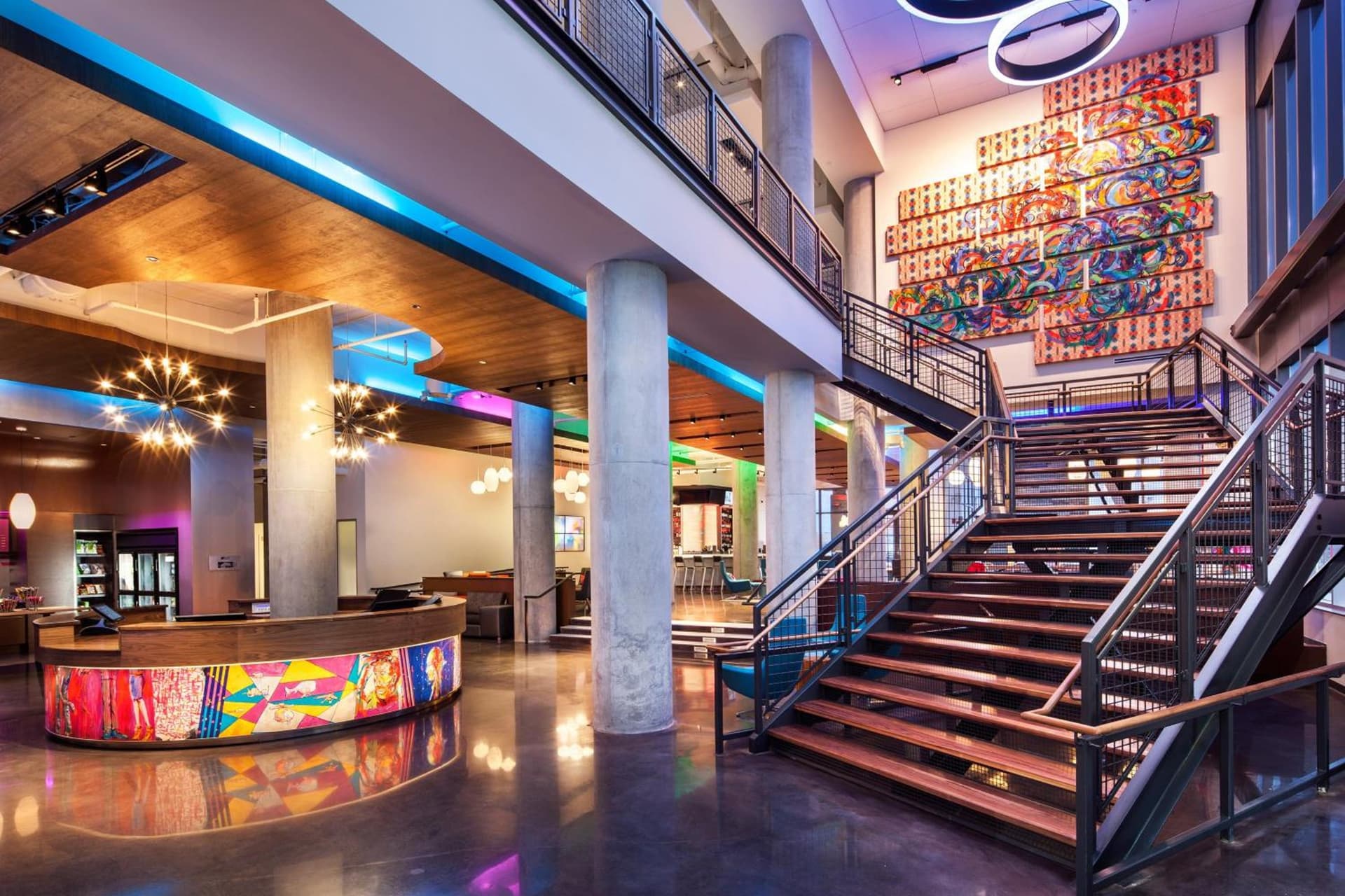 Aloft Boston Seaport District interior in Boston, MA — gallery photo 2