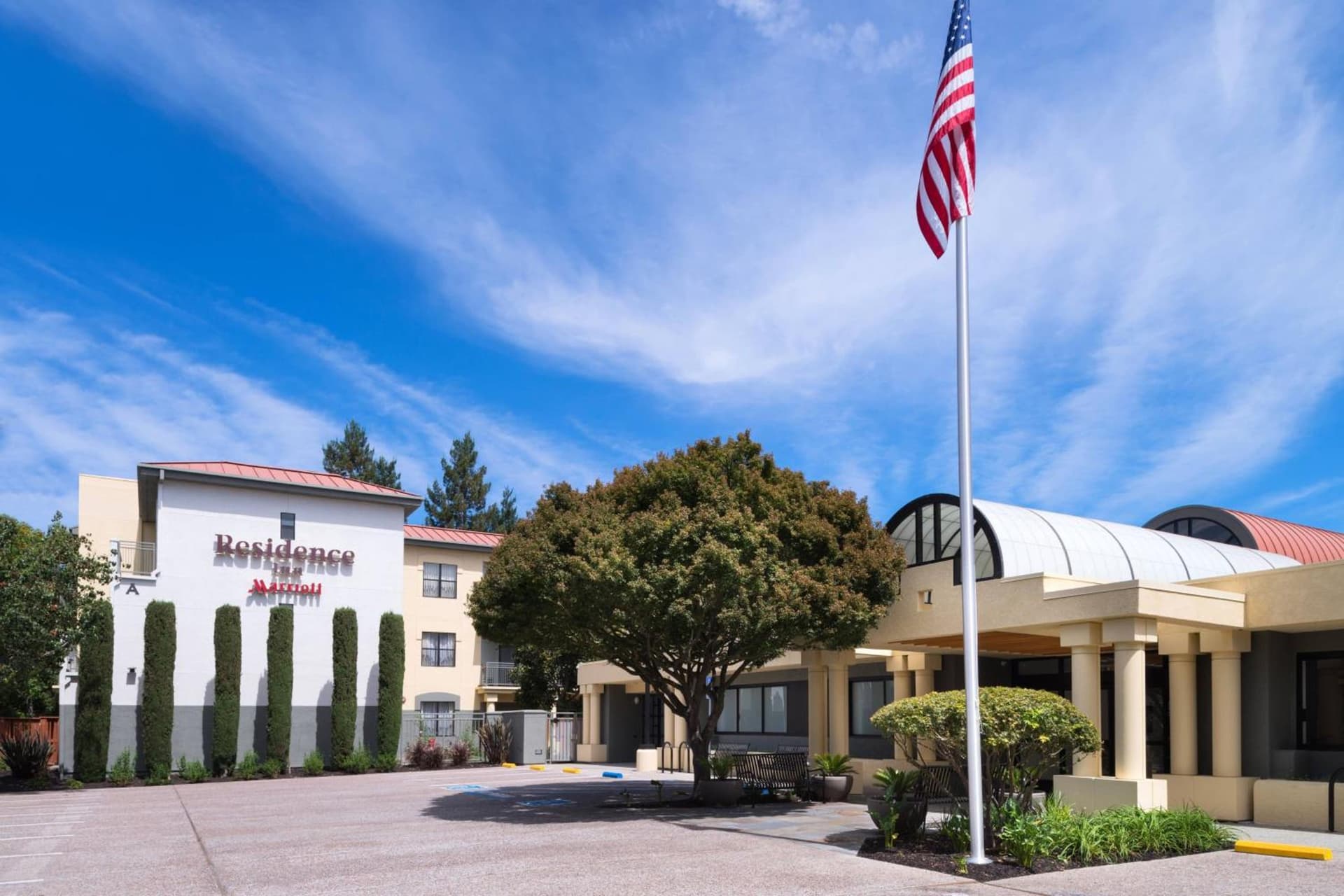 Residence Inn by Marriott Palo Alto Menlo Park featured exterior or lobby in Menlo Park, CA — similar hotel