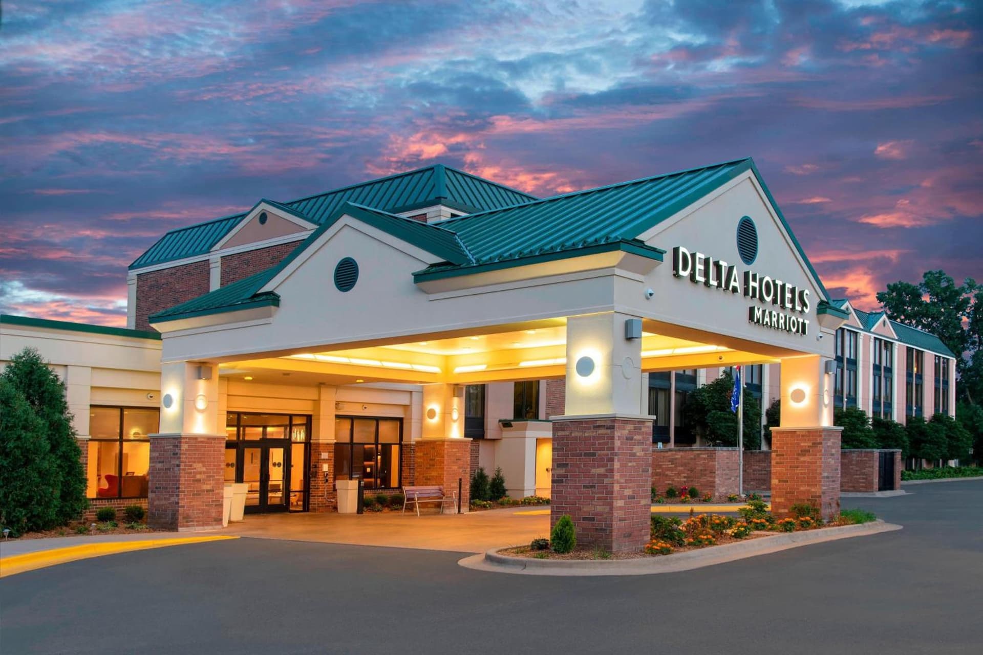 Delta Hotels by Marriott Kalamazoo Conference Center exterior or lobby in Kalamazoo, MI — main listing photo