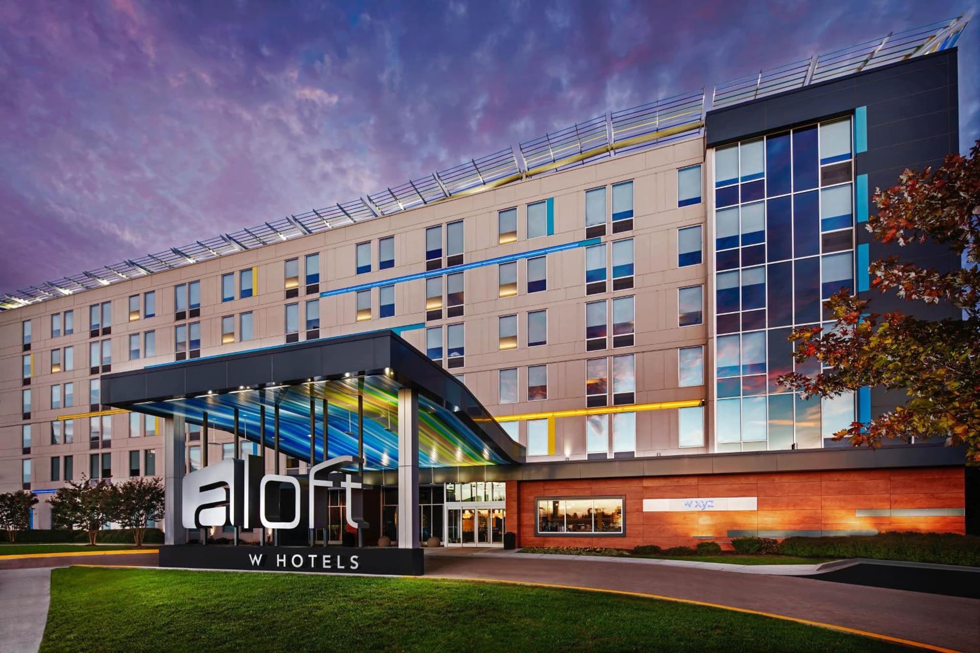 Aloft by Marriott BWI Baltimore Washington International Airport featured exterior or lobby in Linthicum Heights, MD — similar hotel