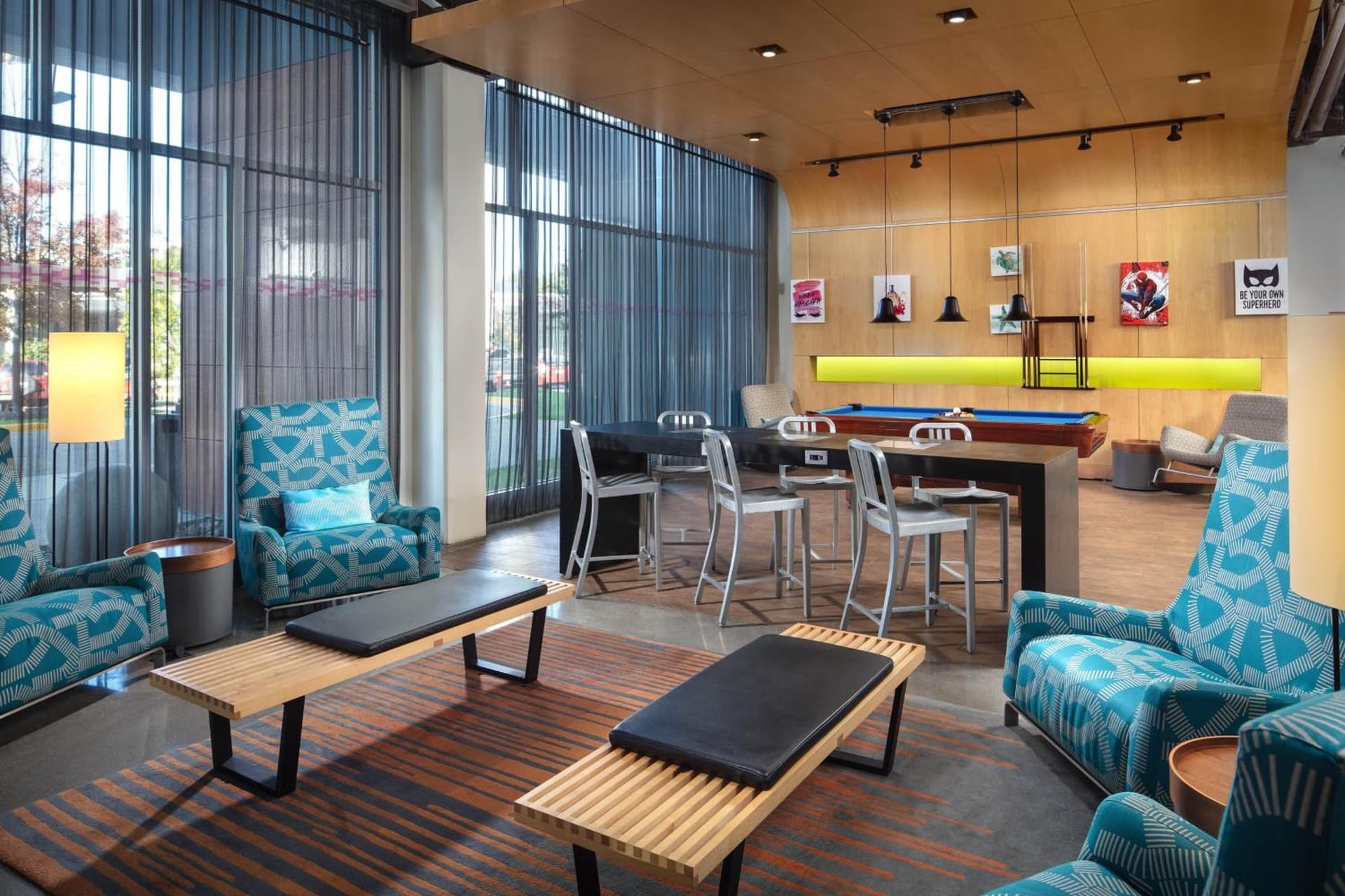 Aloft by Marriott BWI Baltimore Washington International Airport property views in Linthicum Heights, MD — gallery photo 3