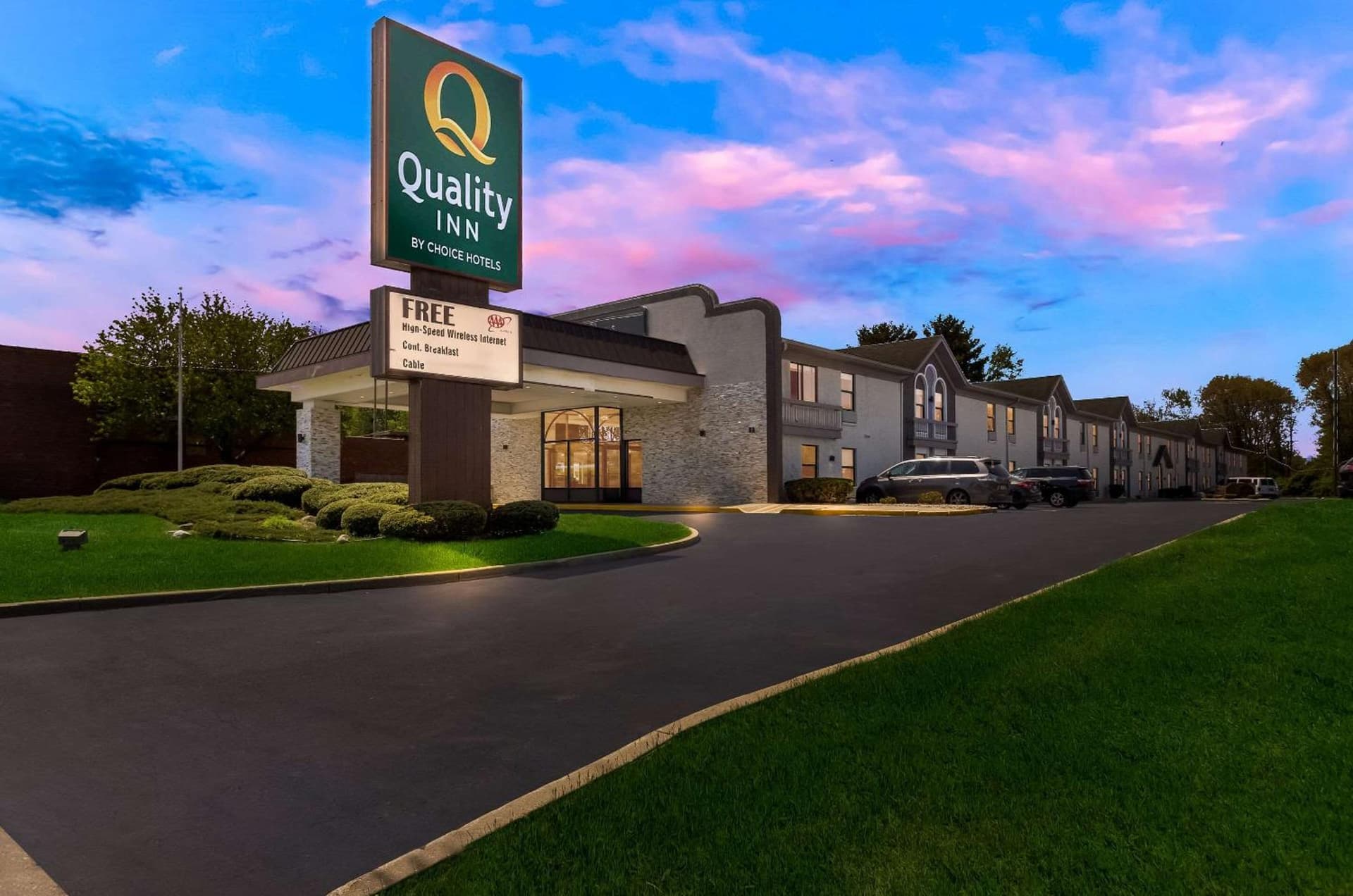 Quality Inn South Bend near Notre Dame exterior or lobby in South Bend, IN — main listing photo