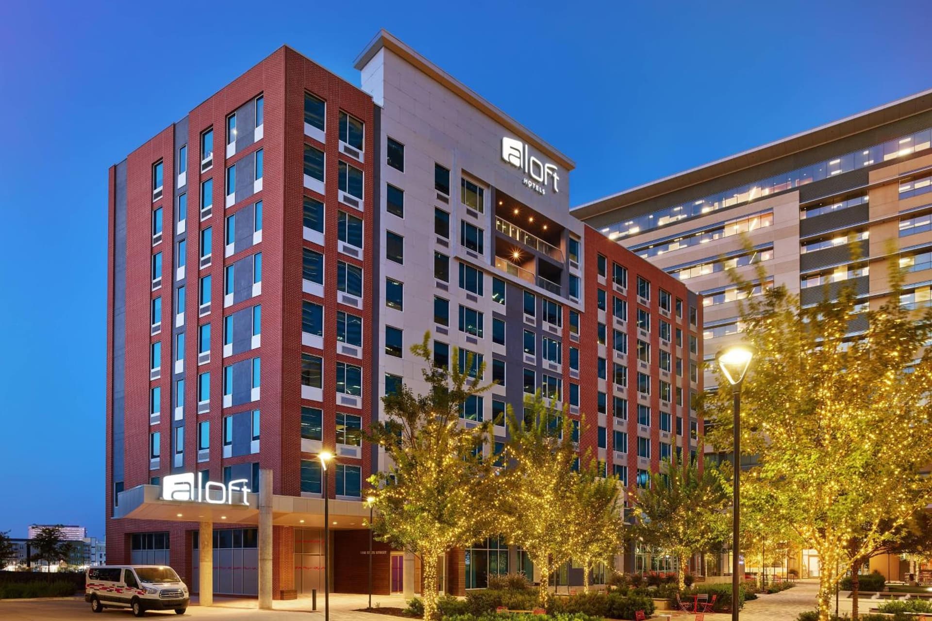 Aloft by Marriott Richardson exterior or lobby in Richardson, TX — main listing photo