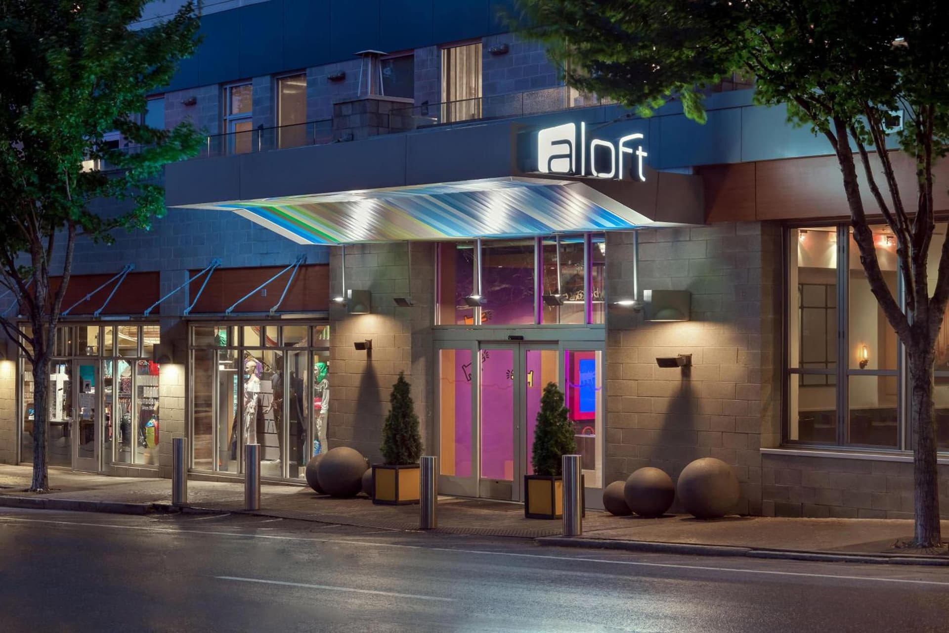 Aloft by Marriott Asheville Downtown property views in Asheville, NC — gallery photo 3