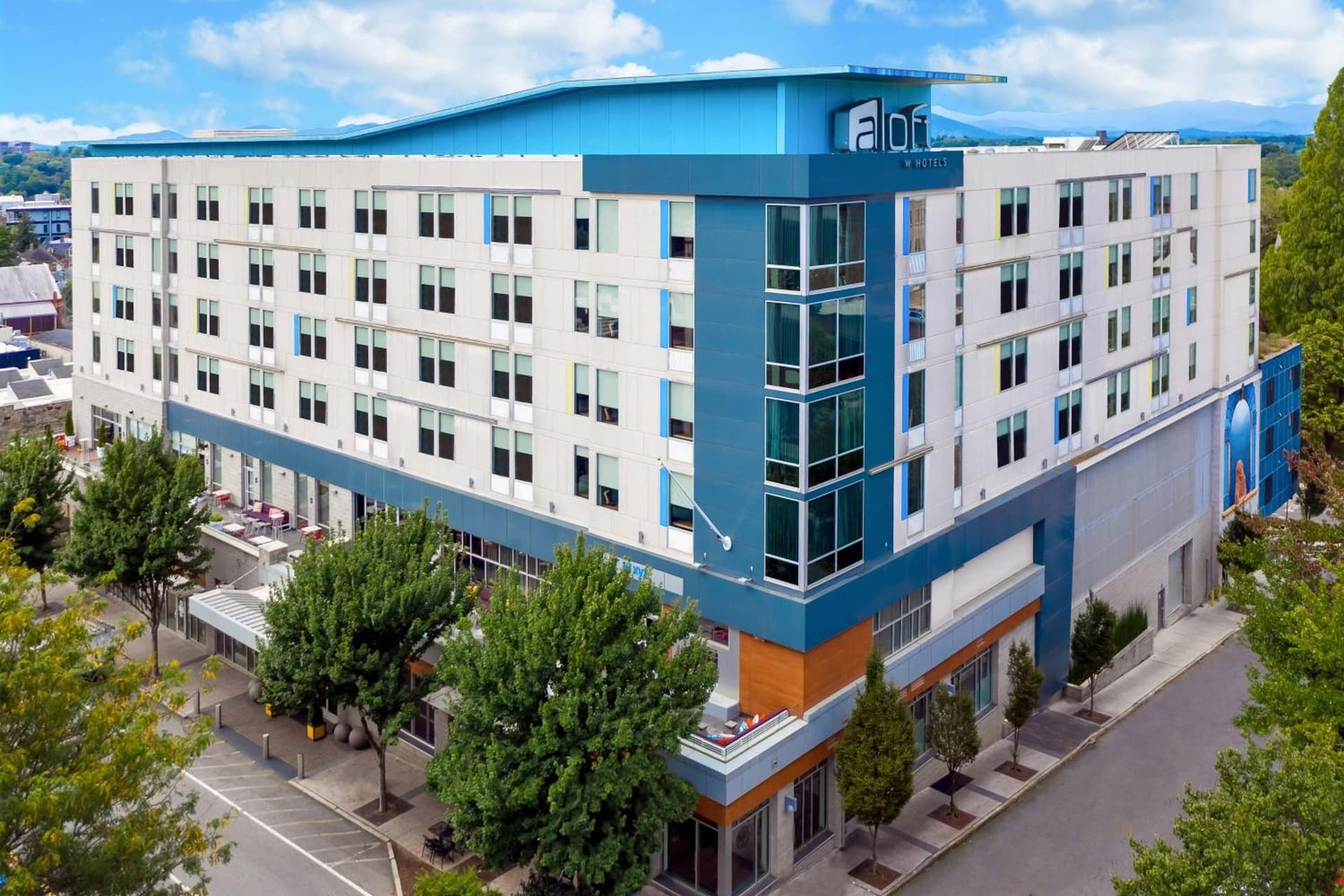 Aloft by Marriott Asheville Downtown featured exterior or lobby in Asheville, NC — similar hotel