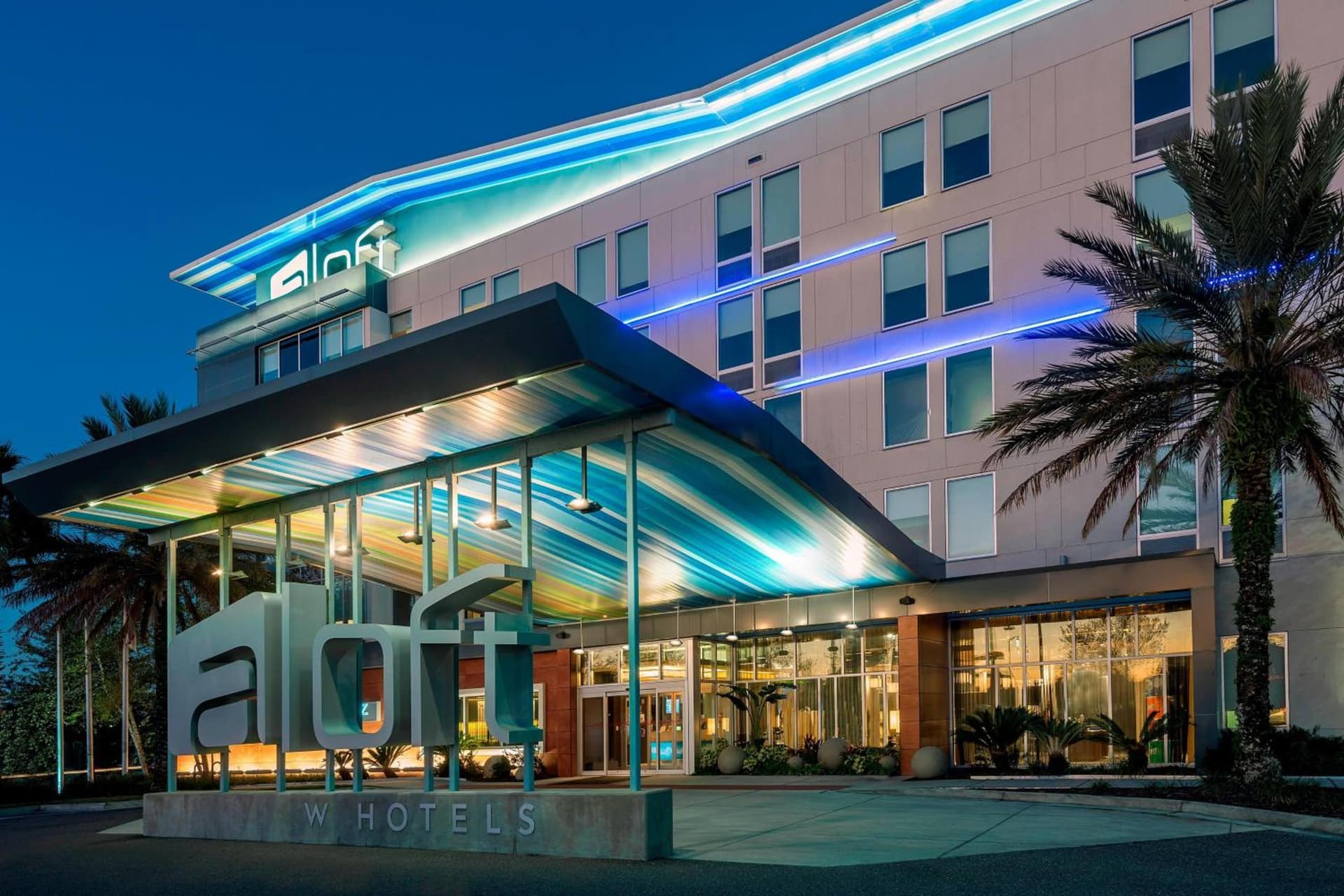 Aloft by Marriott Jacksonville Airport featured exterior or lobby in Jacksonville, FL — similar hotel