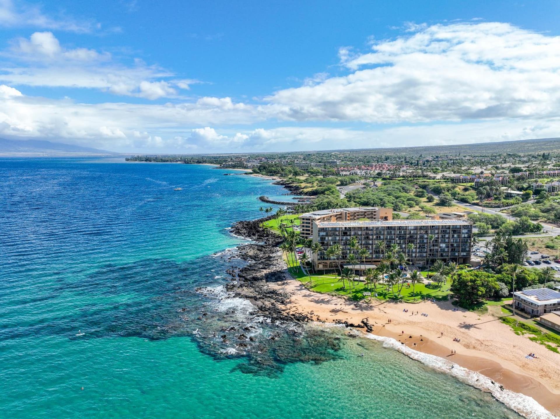 Oceanfront Mana Kai 2 bedroom condo featured exterior or lobby in Wailea, HI — similar hotel