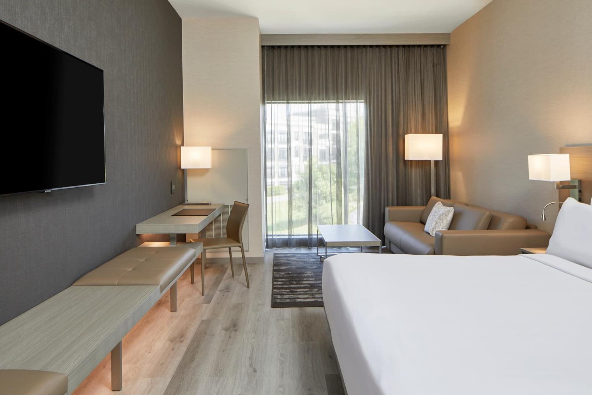 AC Hotel by Marriott Durham Duke University property views in Durham, NC — gallery photo 3
