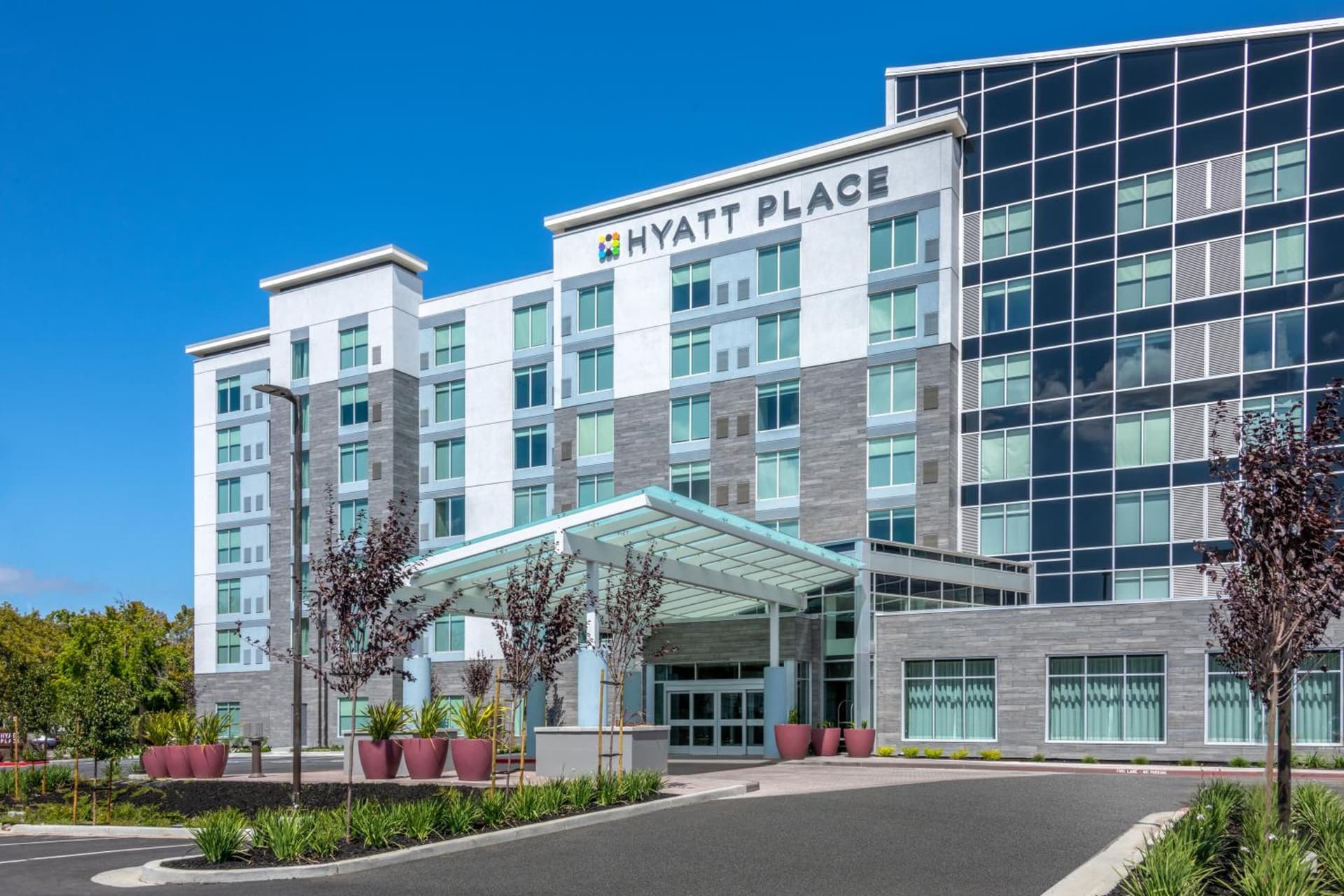 Hyatt Place San Jose Airport exterior or lobby in San Jose, CA — main listing photo