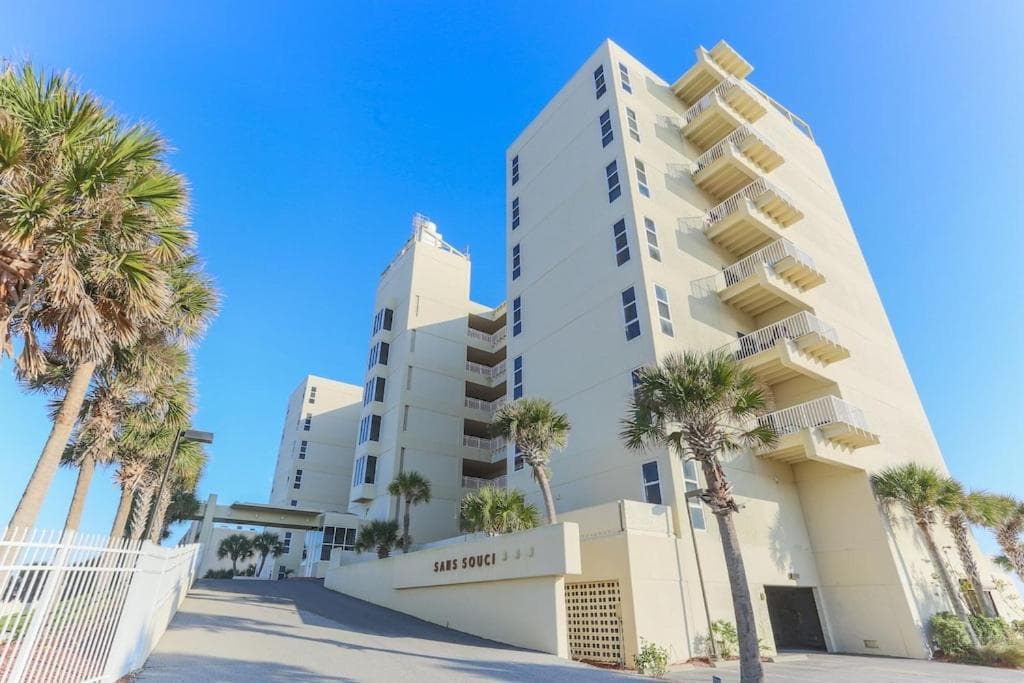 Pensacola Beach Gulf-Front 2BR Condo with Pool & Hot Tub featured exterior or lobby in Pensacola Beach — similar hotel