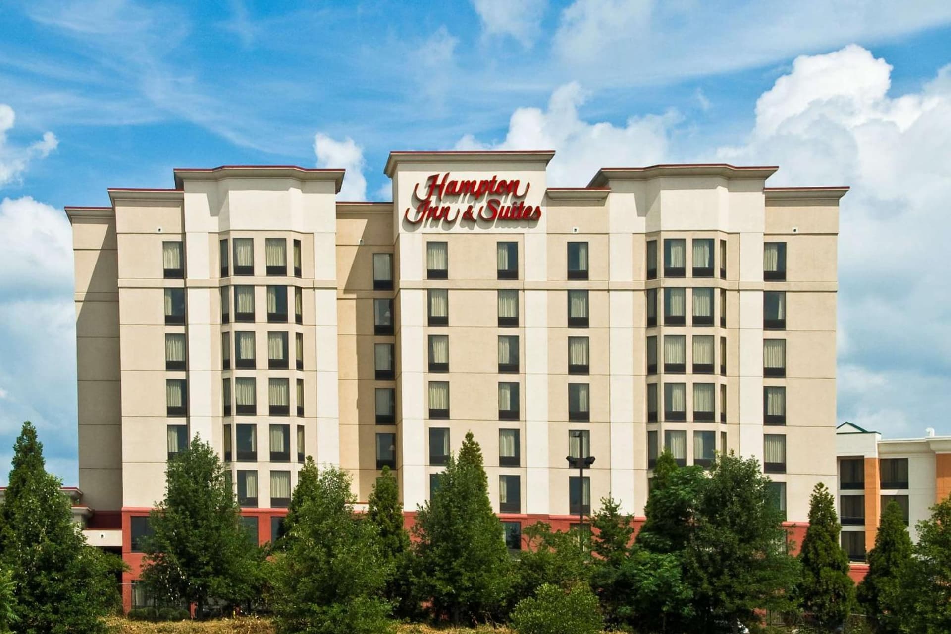 Hampton Inn & Suites-Atlanta Airport North-I-85 featured exterior or lobby in Atlanta, GA — similar hotel