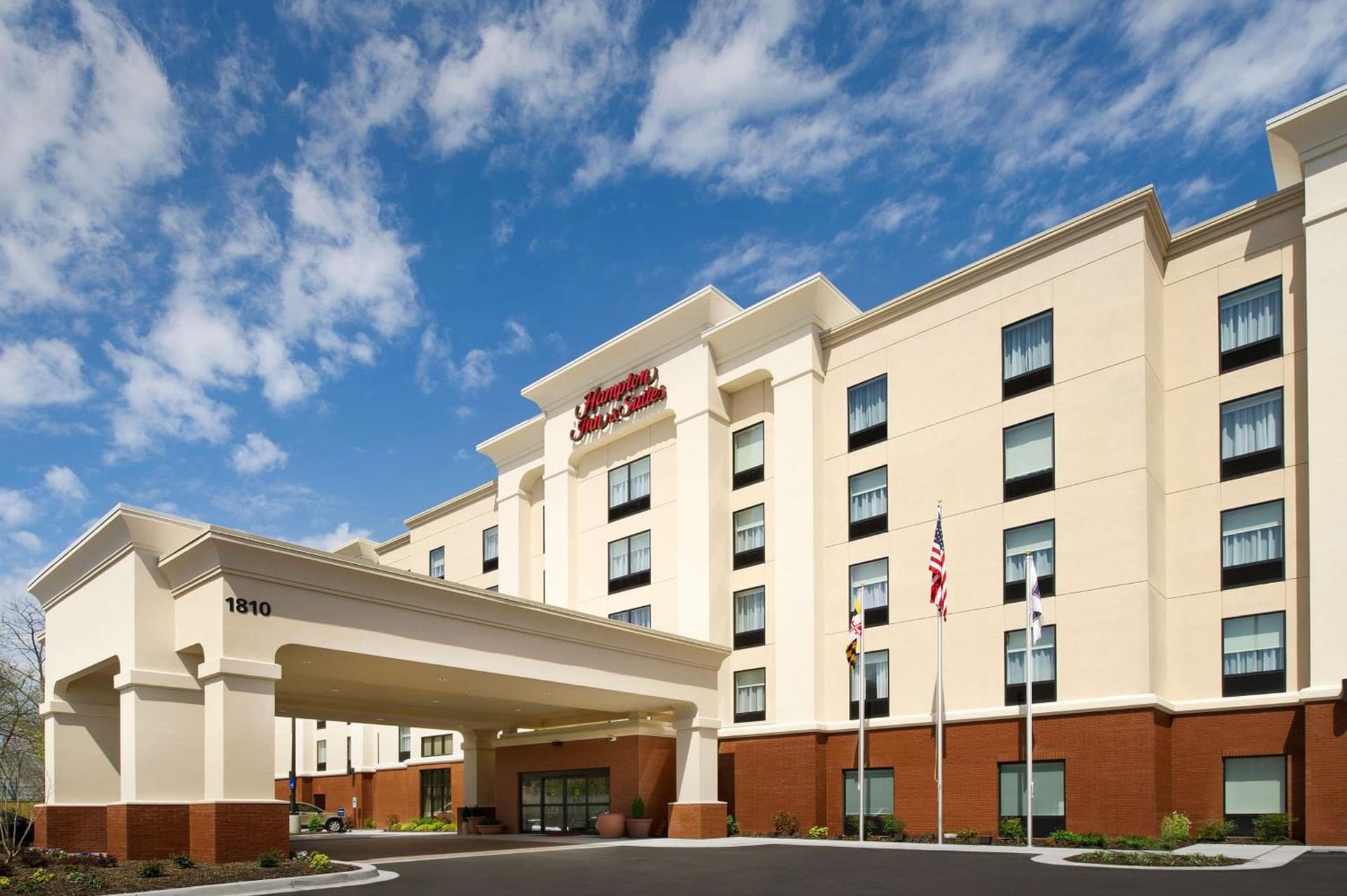 Hampton Inn & Suites Baltimore/Woodlawn featured exterior or lobby in Baltimore, MD — similar hotel