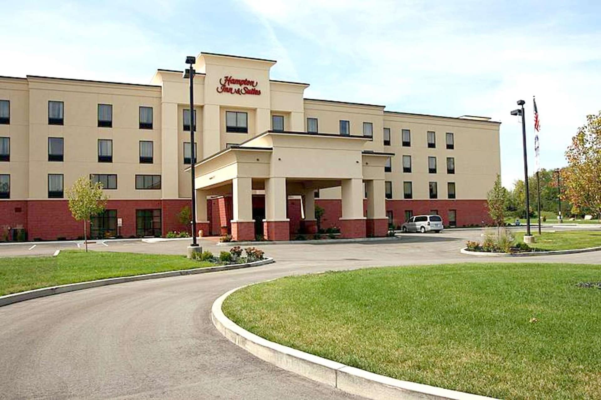 Hampton Inn & Suites Dayton-Airport featured exterior or lobby in Englewood, OH — similar hotel