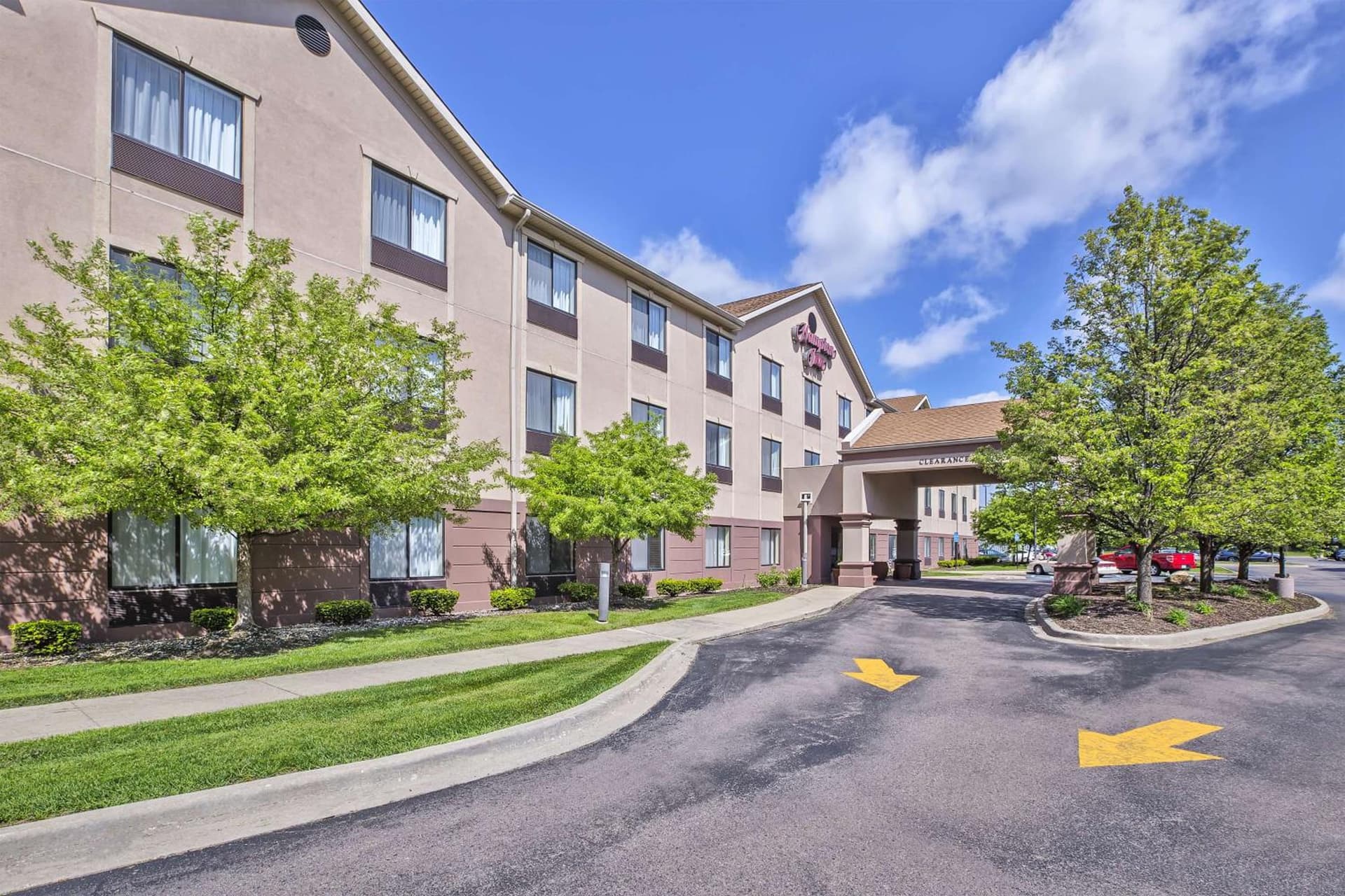 Hampton Inn Detroit/Belleville-Airport Area featured exterior or lobby in Belleville, MI — similar hotel