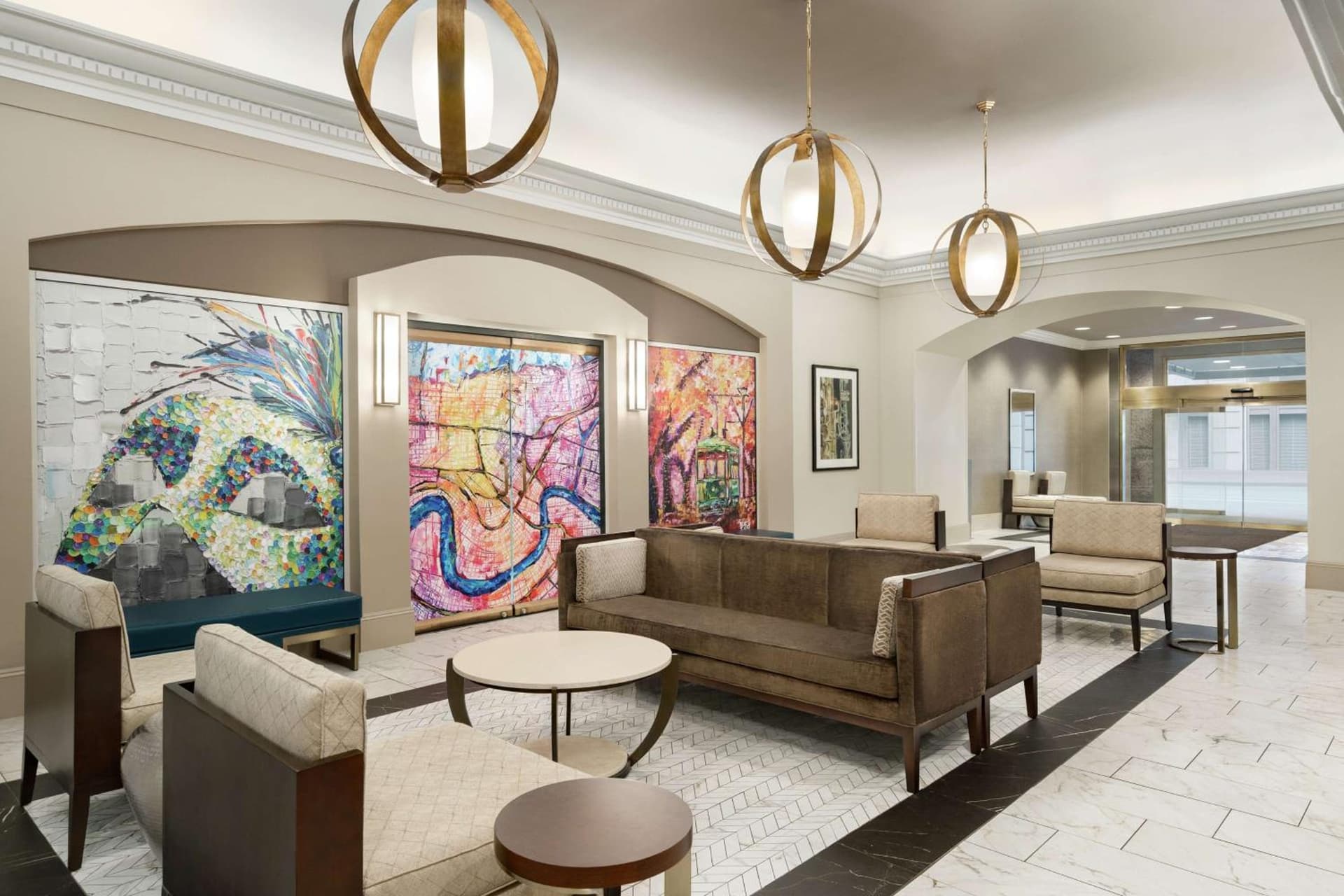 Hampton Inn & Suites New Orleans Downtown French Quarter Area interior in New Orleans, LA — gallery photo 2