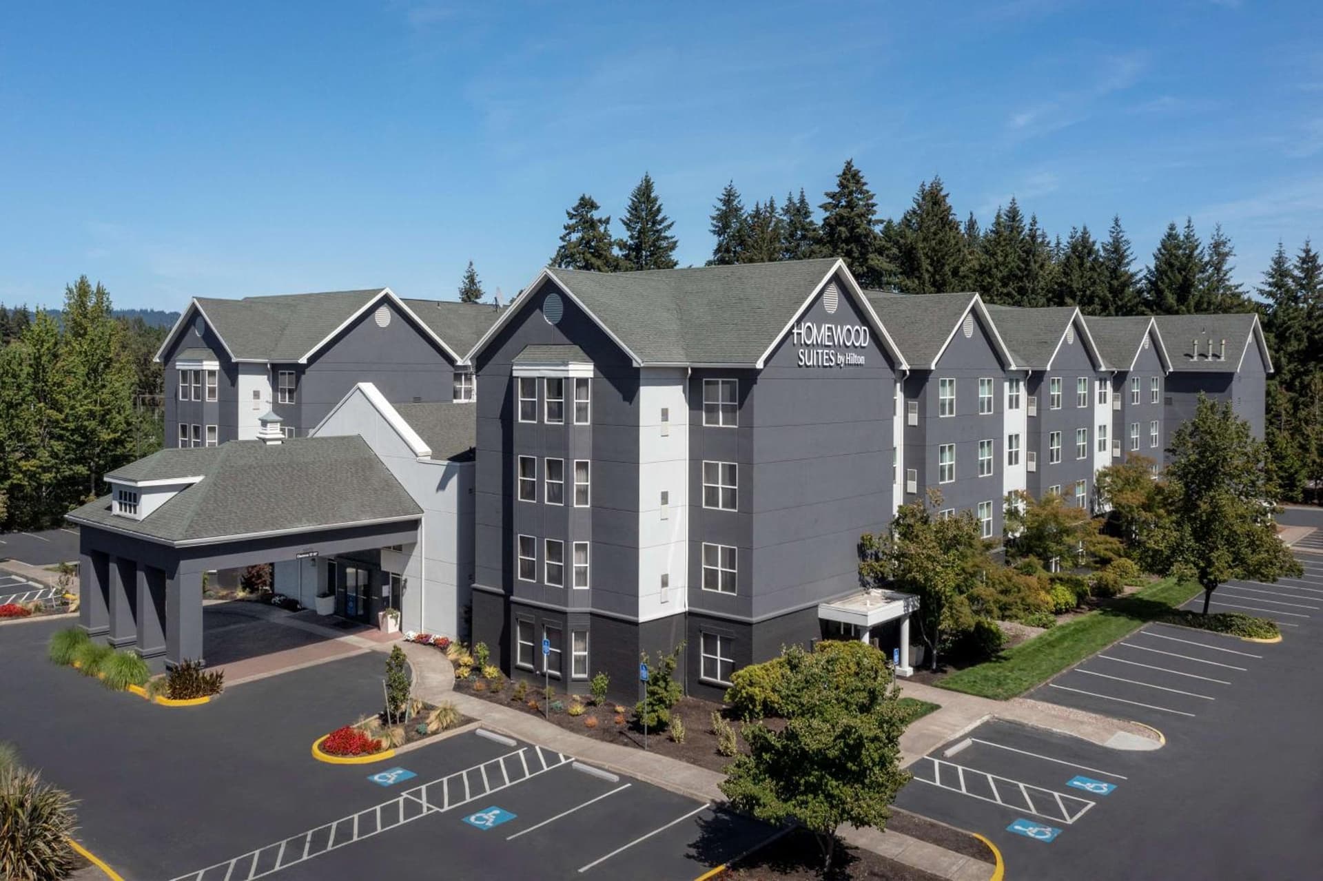 Homewood Suites by Hilton Hillsboro Beaverton featured exterior or lobby in Beaverton, OR — similar hotel