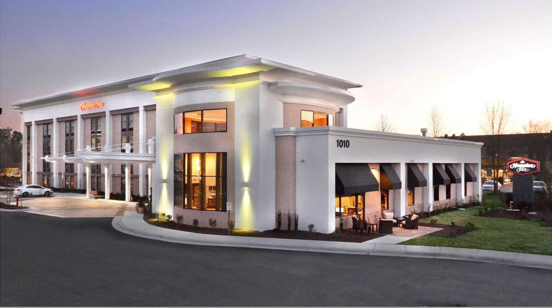 Hampton Inn Raleigh/Durham Airport featured exterior or lobby in Morrisville, NC — similar hotel
