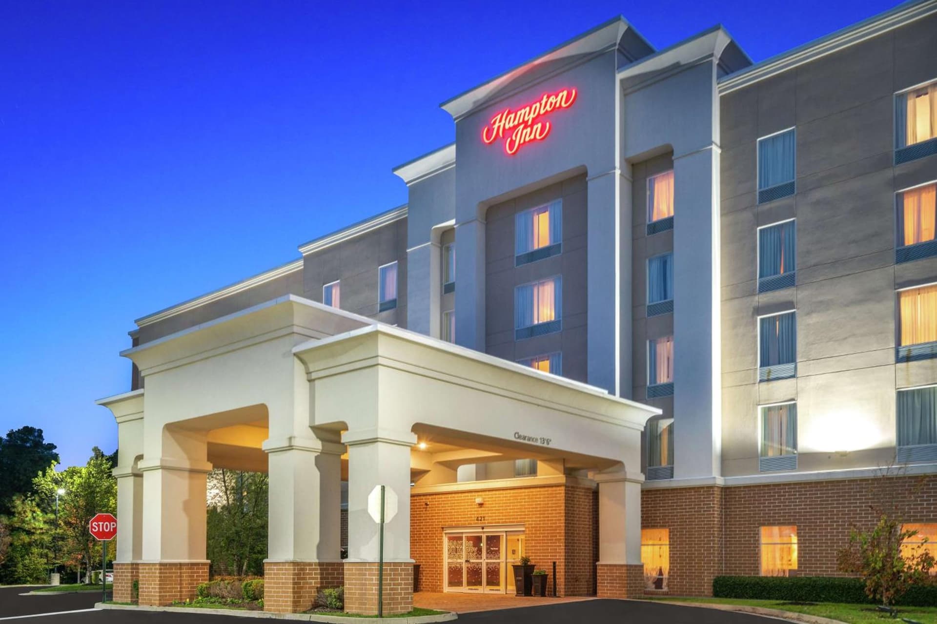 Hampton Inn Richmond - Airport featured exterior or lobby in Sandston, VA — similar hotel